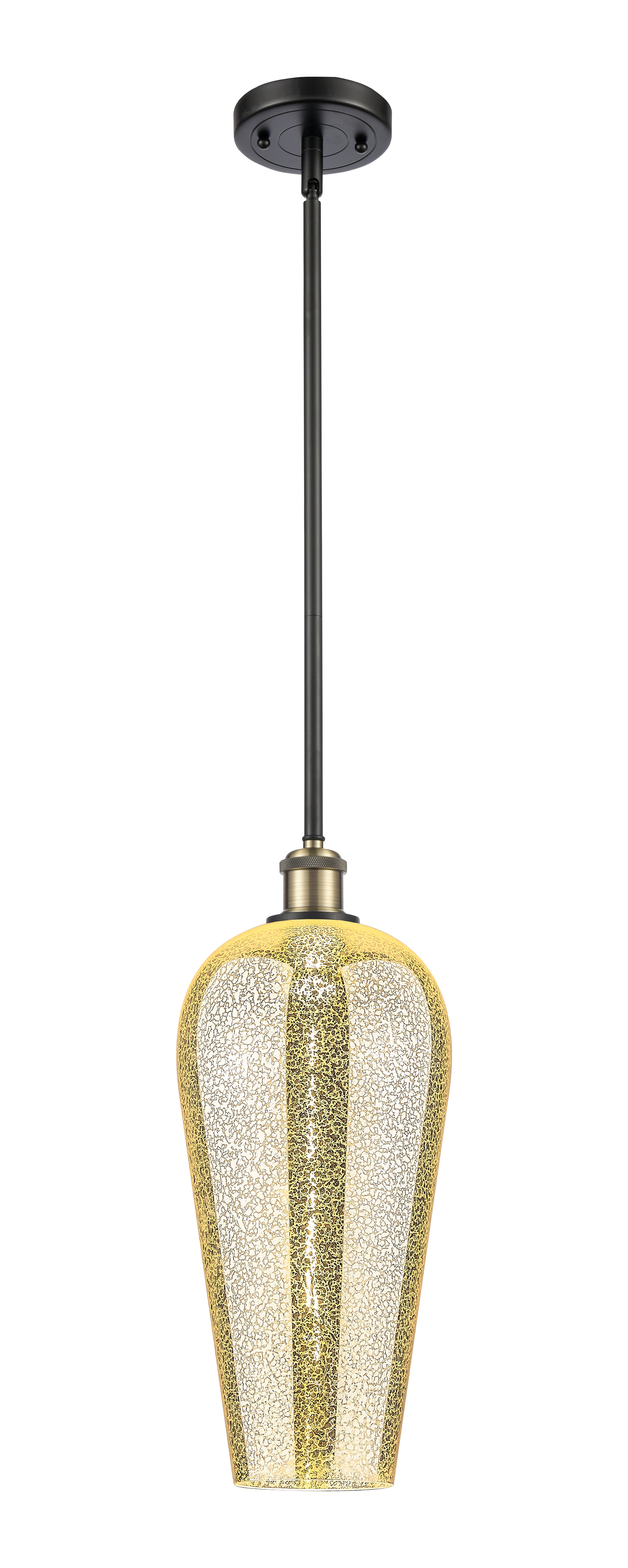 Ballston Mini Pendant Antique Brass Finish