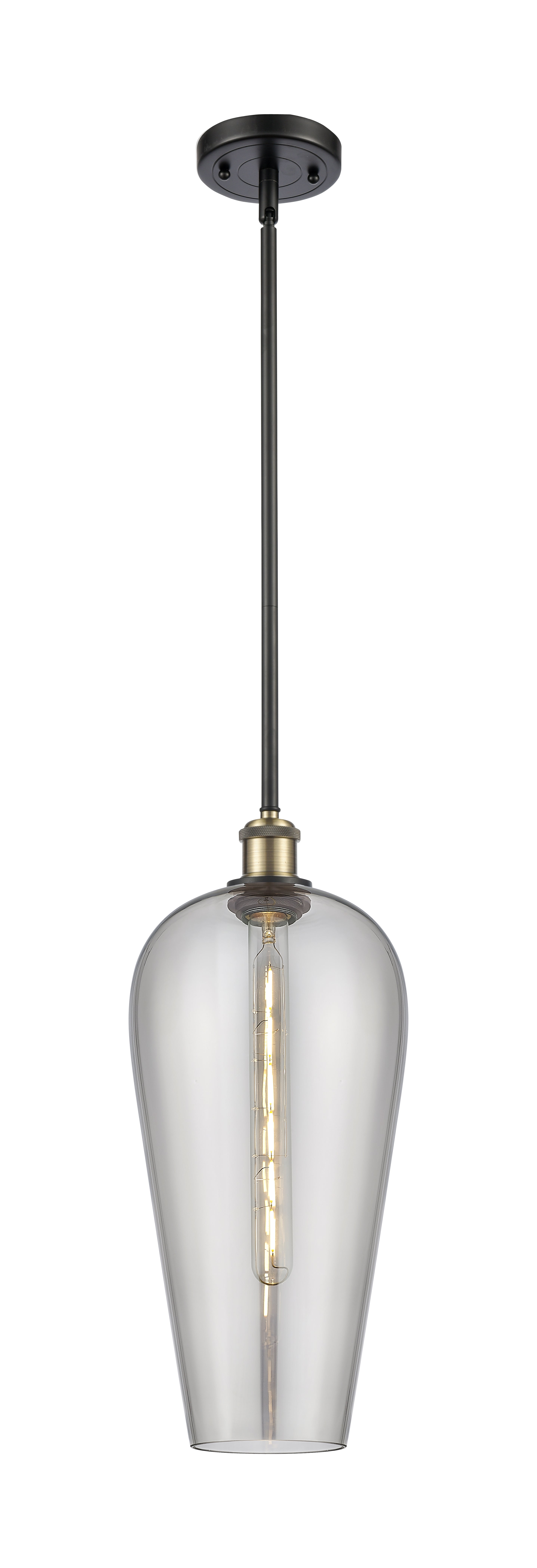 Ballston Mini Pendant Antique Brass Finish