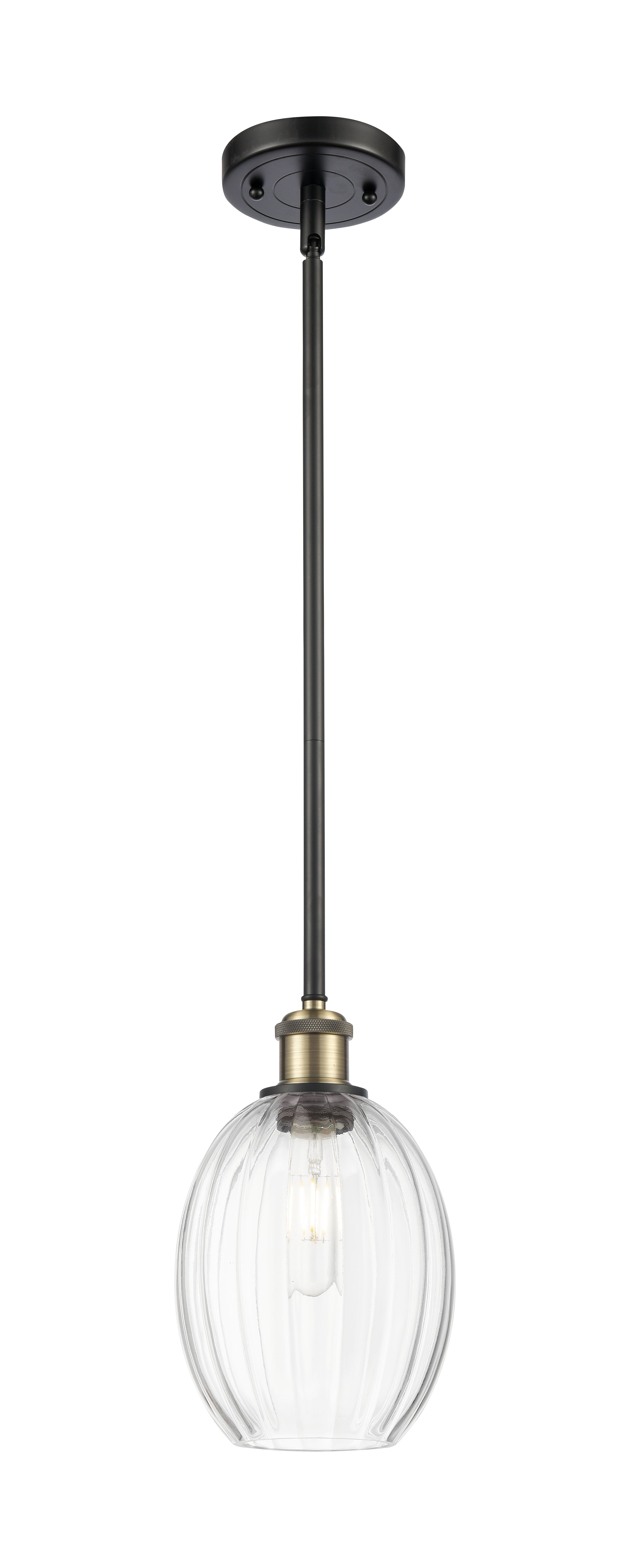 Ballston Mini Pendant Antique Brass Finish