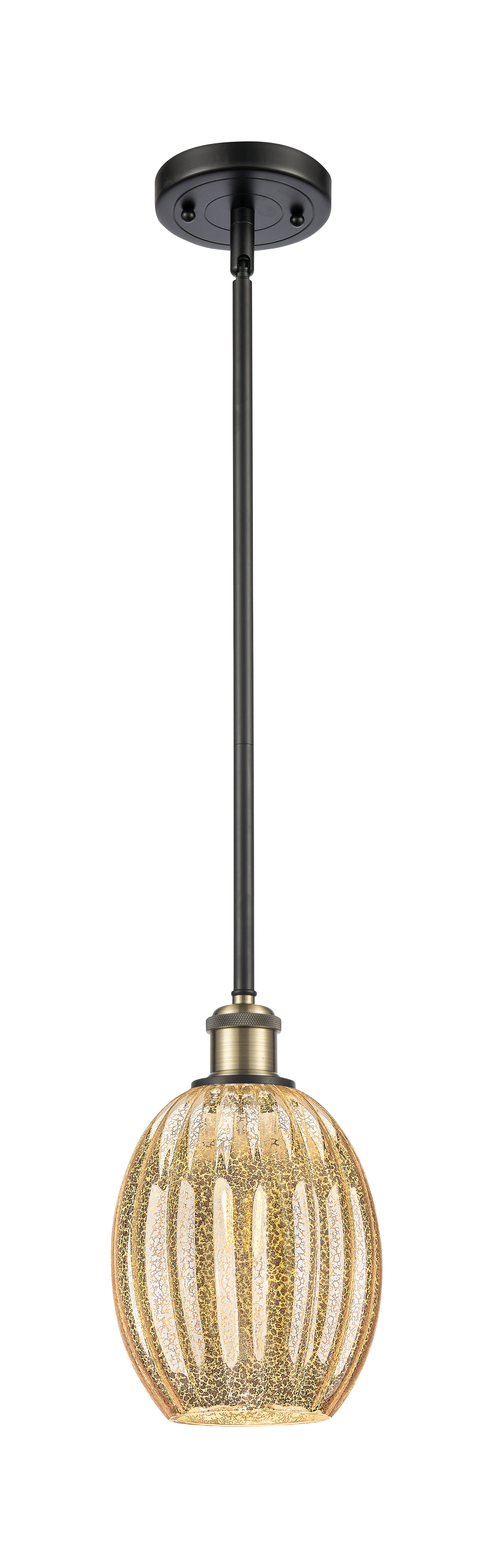 Ballston Mini Pendant Antique Brass Finish