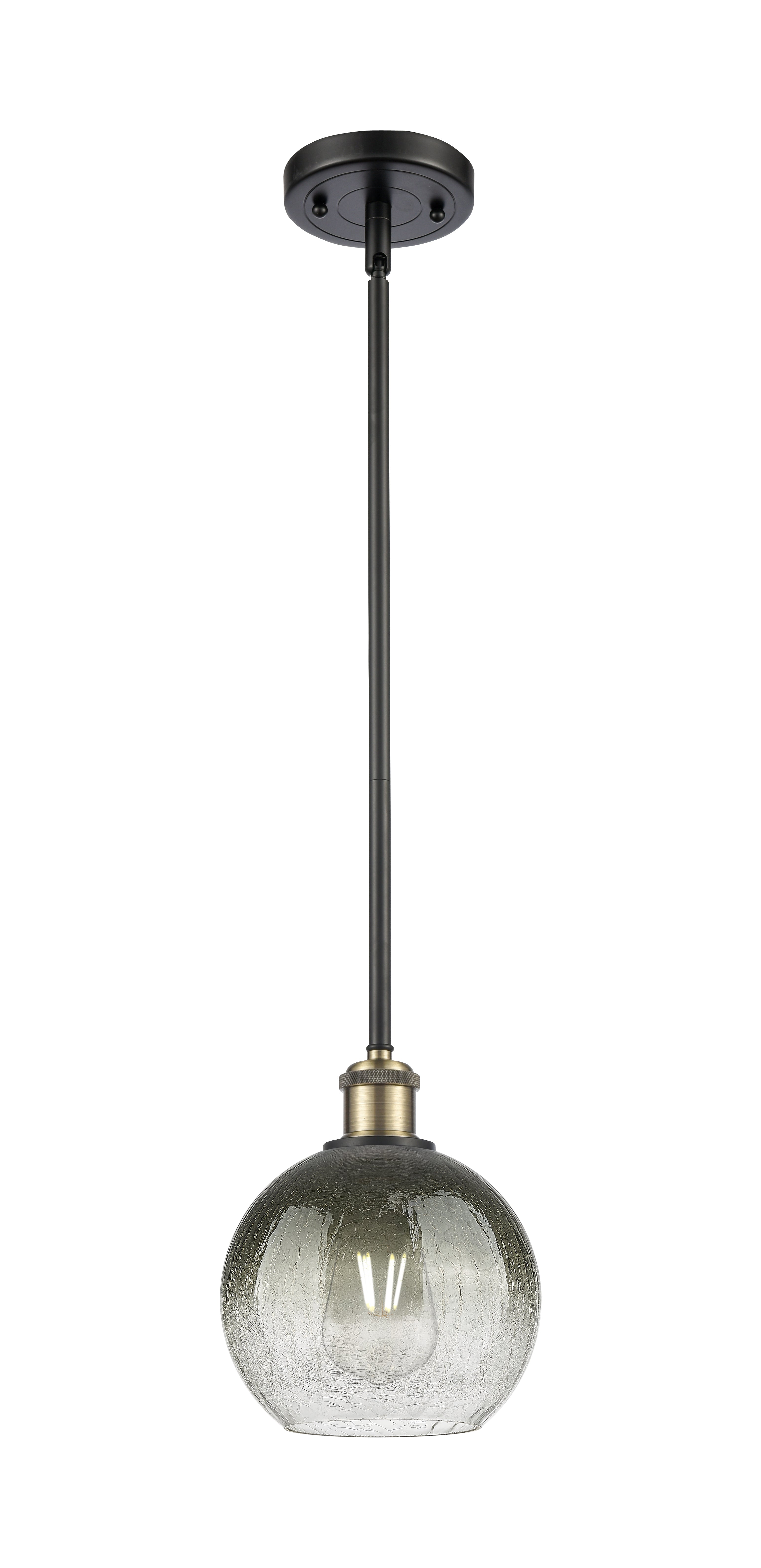 Ballston Mini Pendant Antique Brass Finish