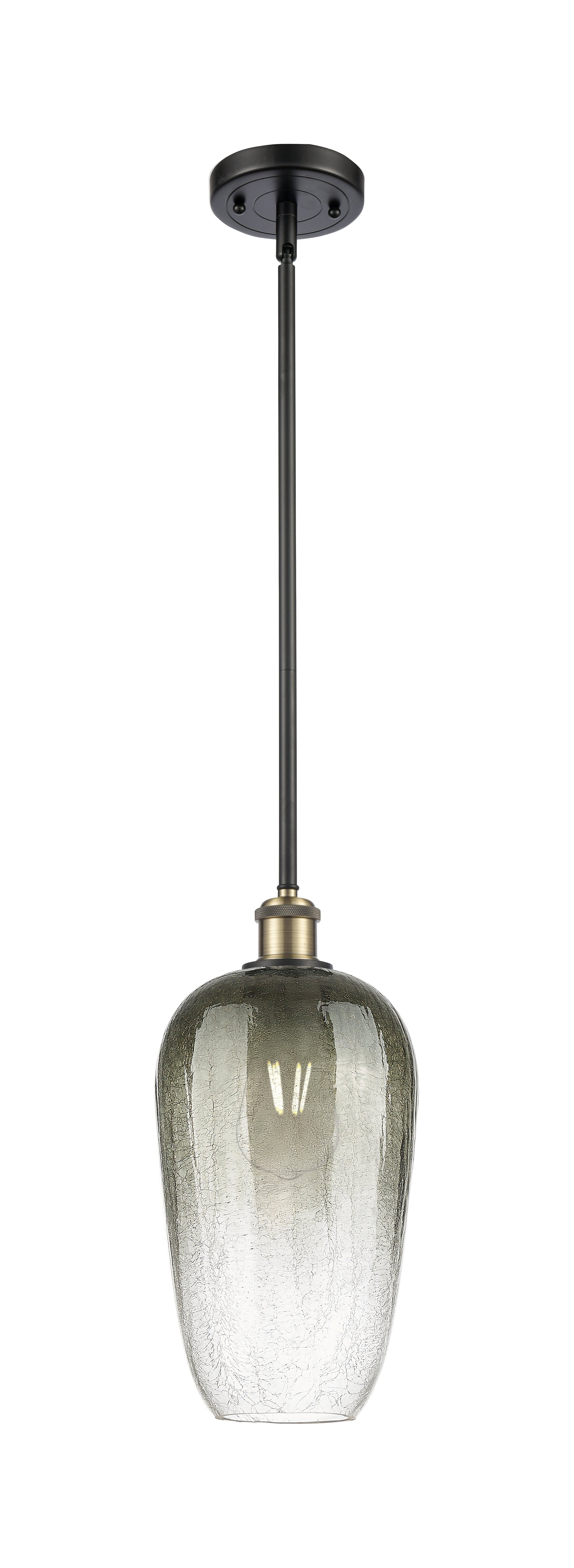 Ballston Mini Pendant Antique Brass Finish