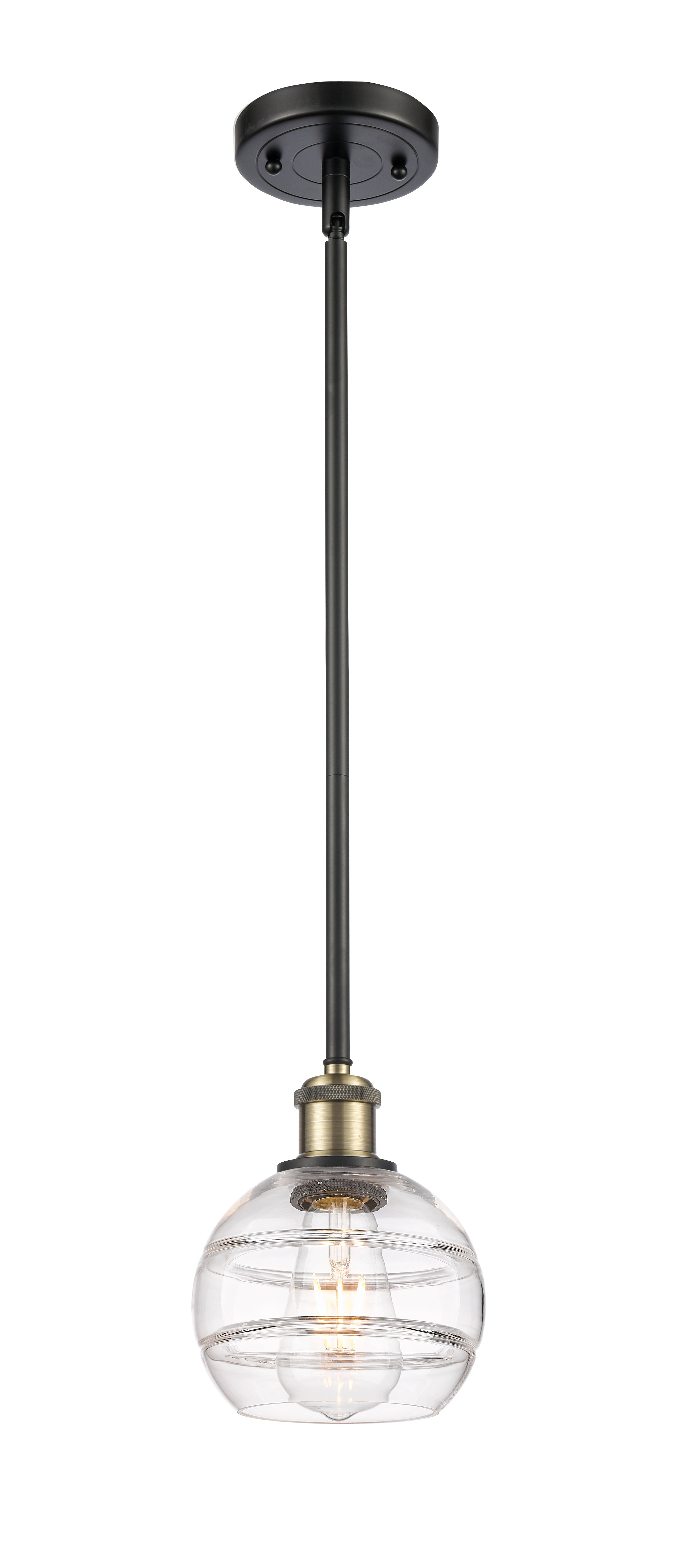 Ballston Mini Pendant Antique Brass Cast