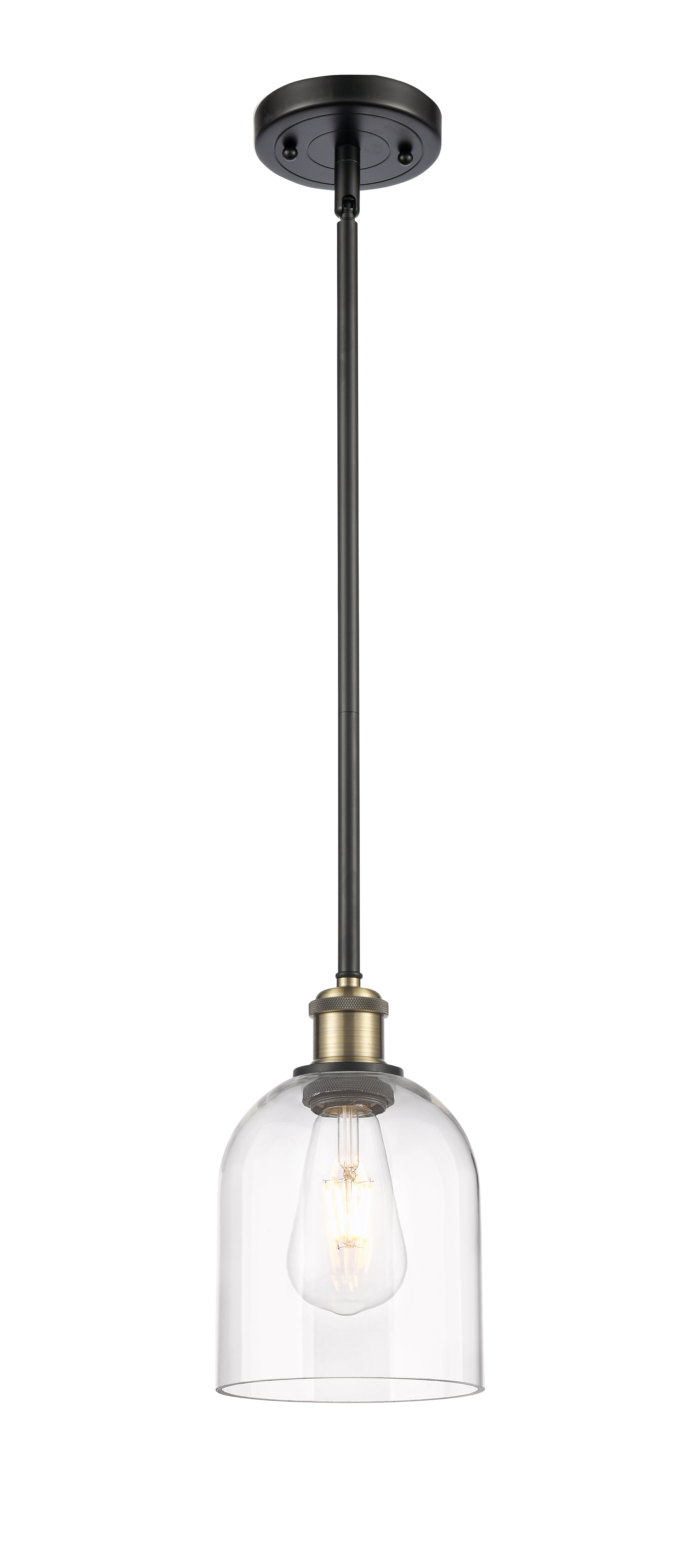 Ballston Mini Pendant Antique Brass