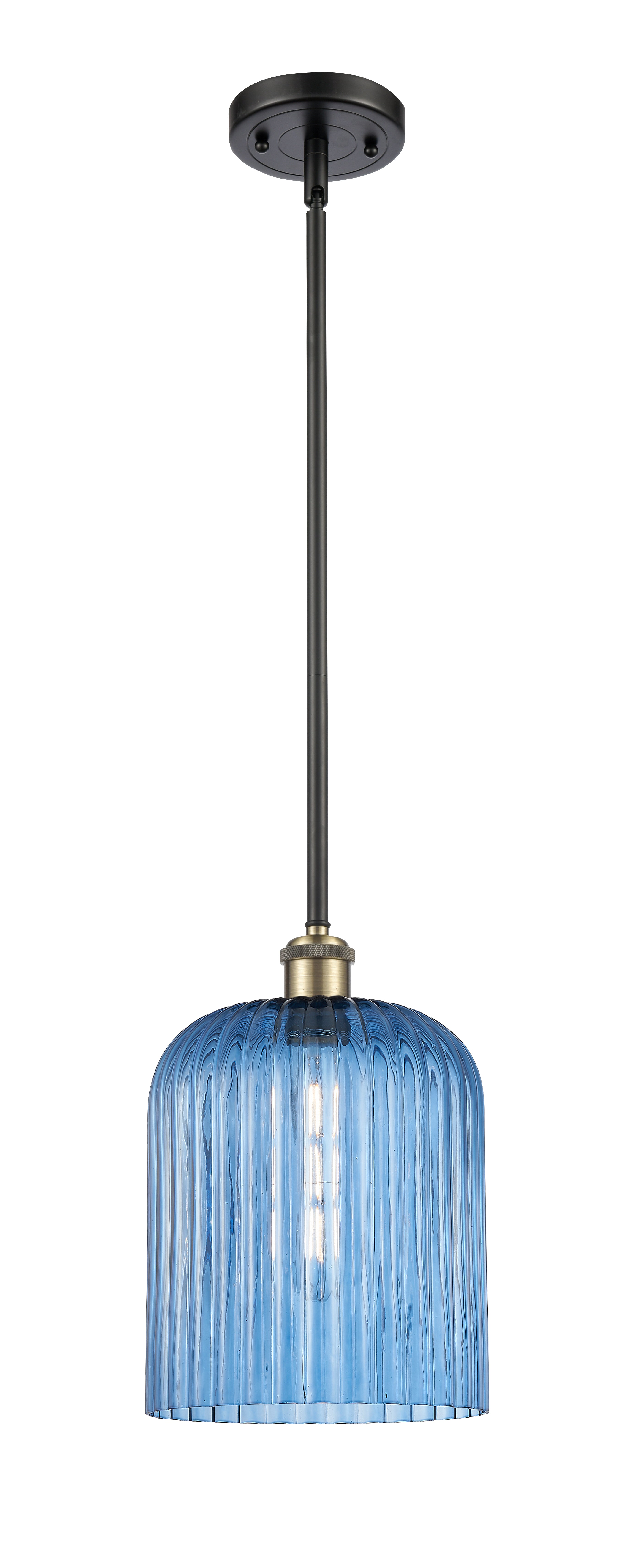 Ballston Mini Pendant Antique Brass Finish
