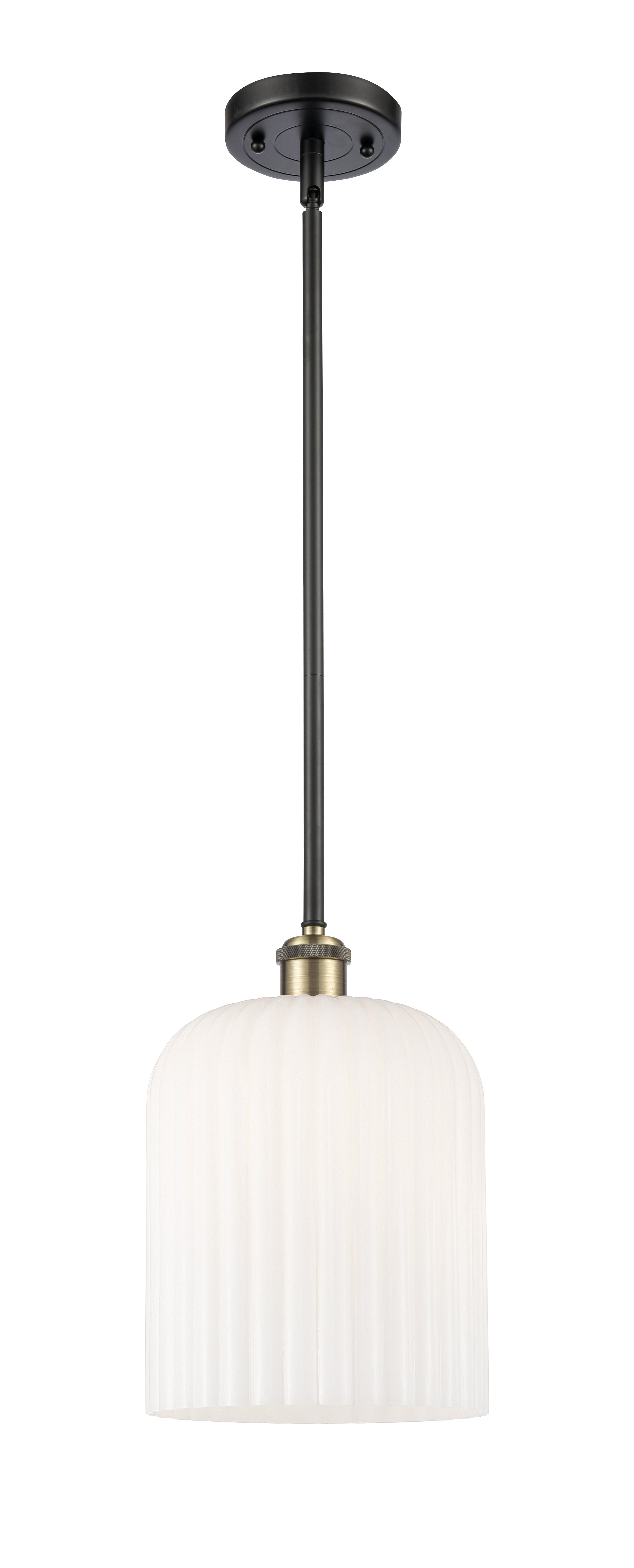 Ballston Mini Pendant Antique Brass Finish