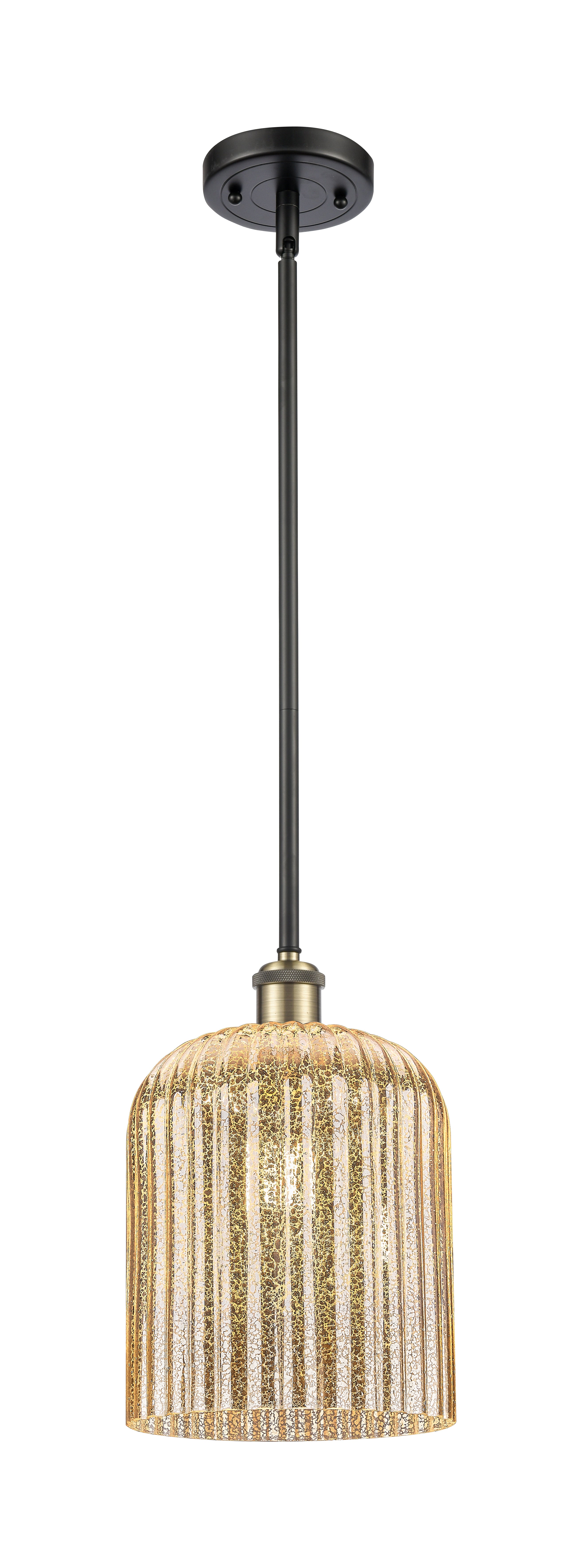 Ballston Mini Pendant Antique Brass Finish