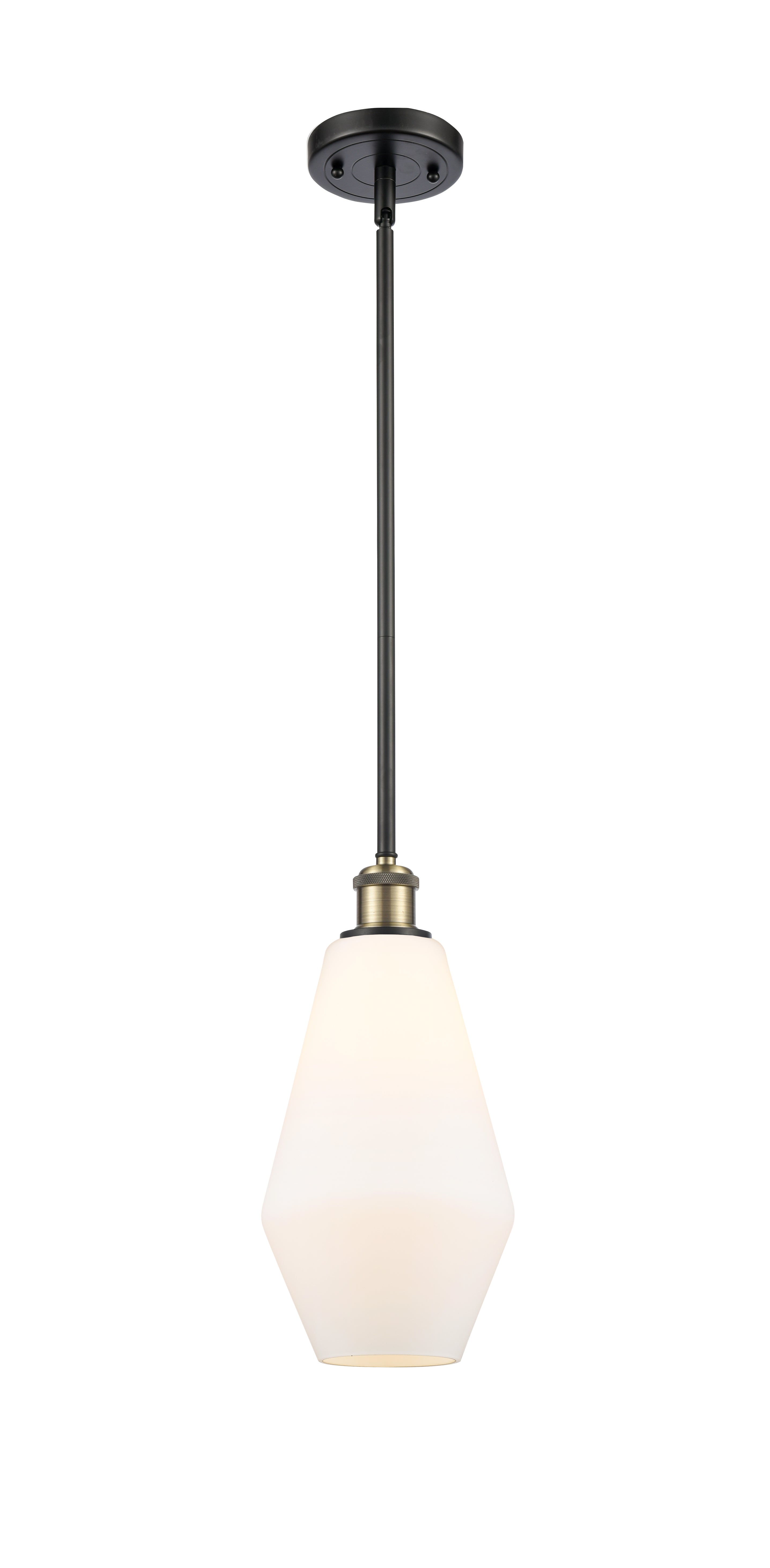 Ballston Mini Pendant 7 Inch Cast Brass