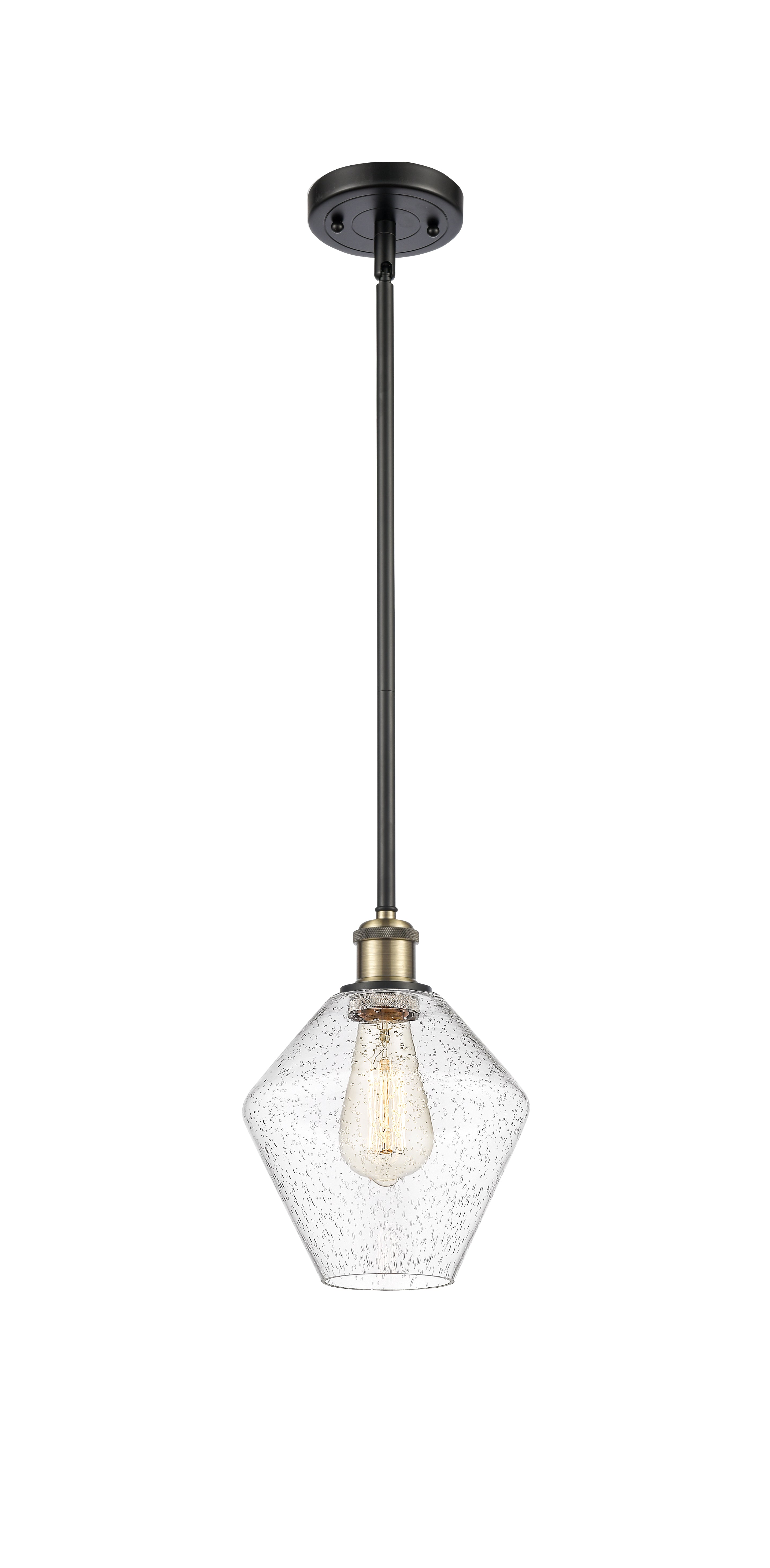 Ballston Mini Pendant Antique Brass Finish