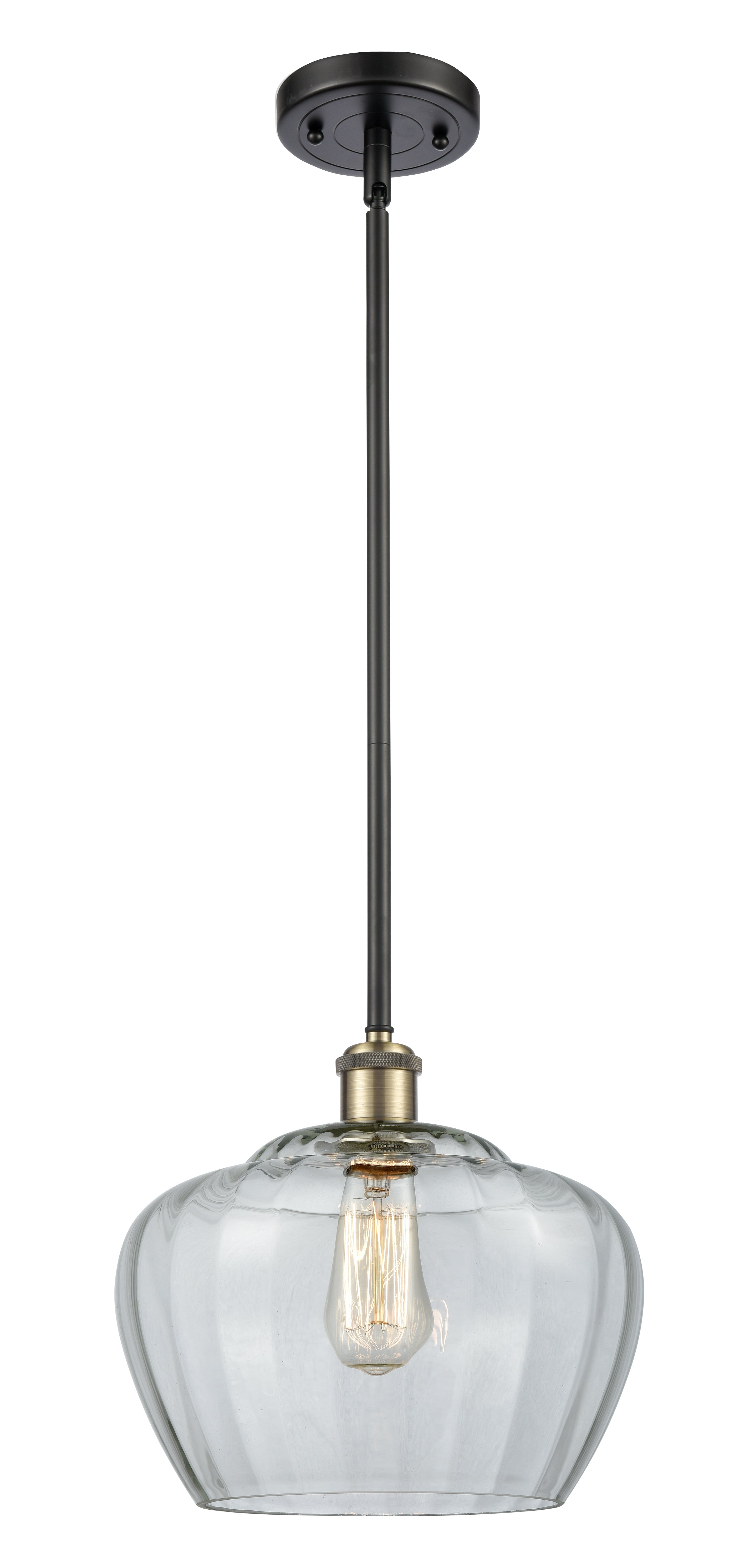 Ballston Mini Pendant Cast Brass 11 Inch
