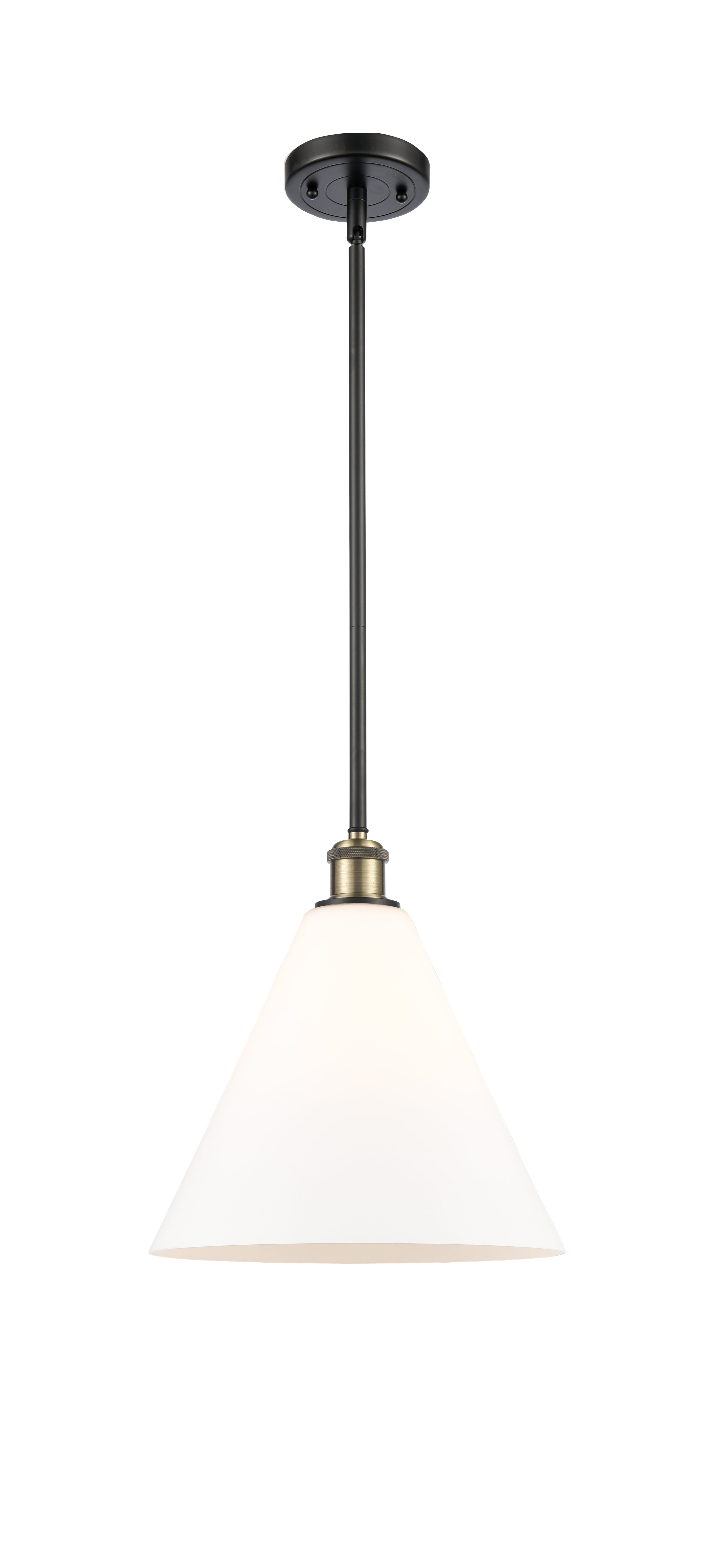 Ballston Mini Pendant Antique Brass Finish