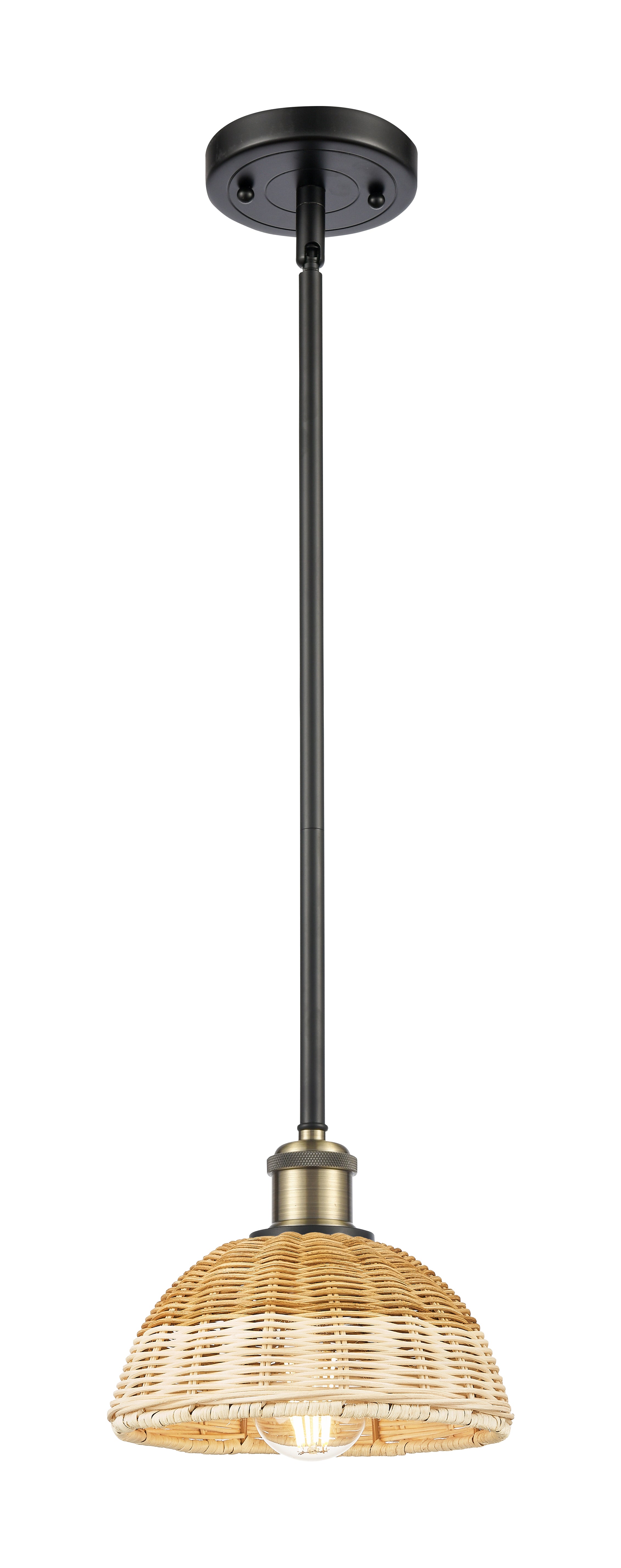 Ballston Mini Pendant Antique Brass