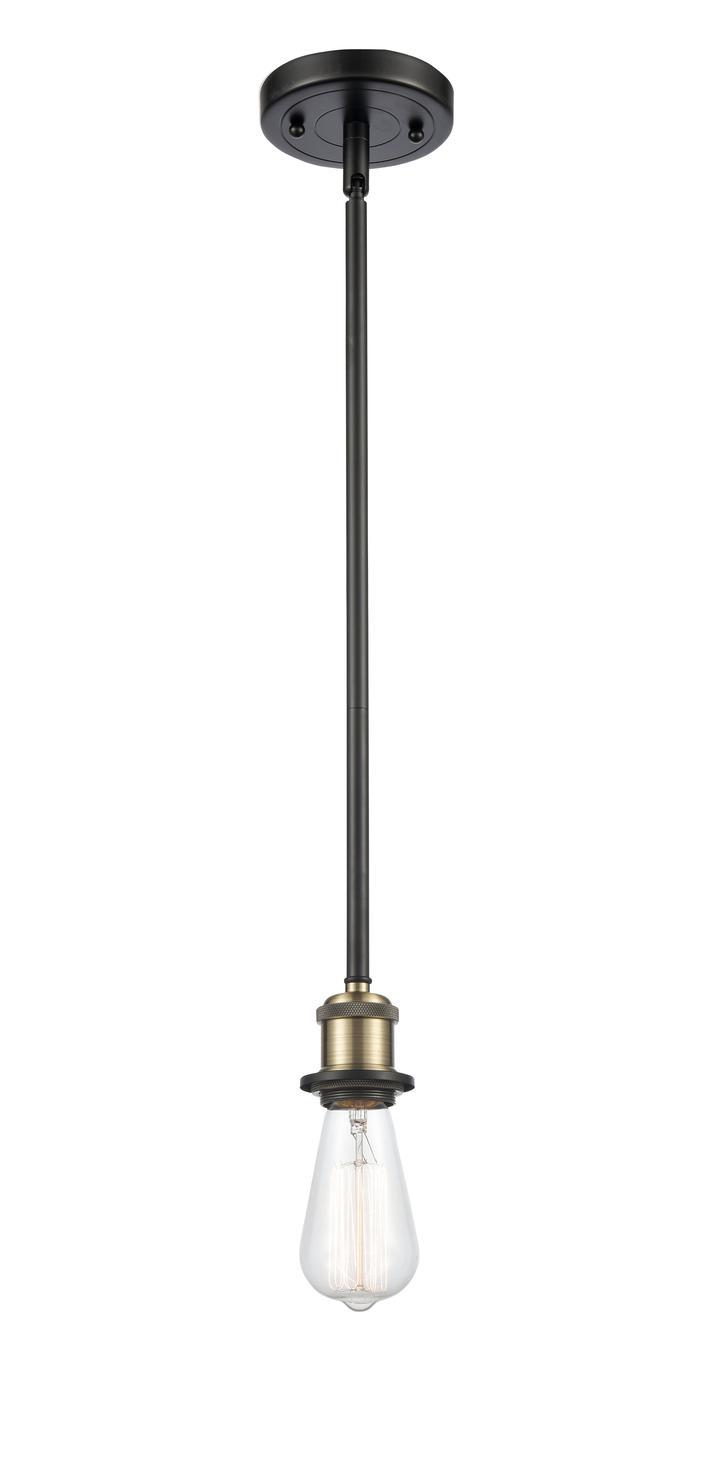 Ballston Mini Pendant Antique Brass Finish