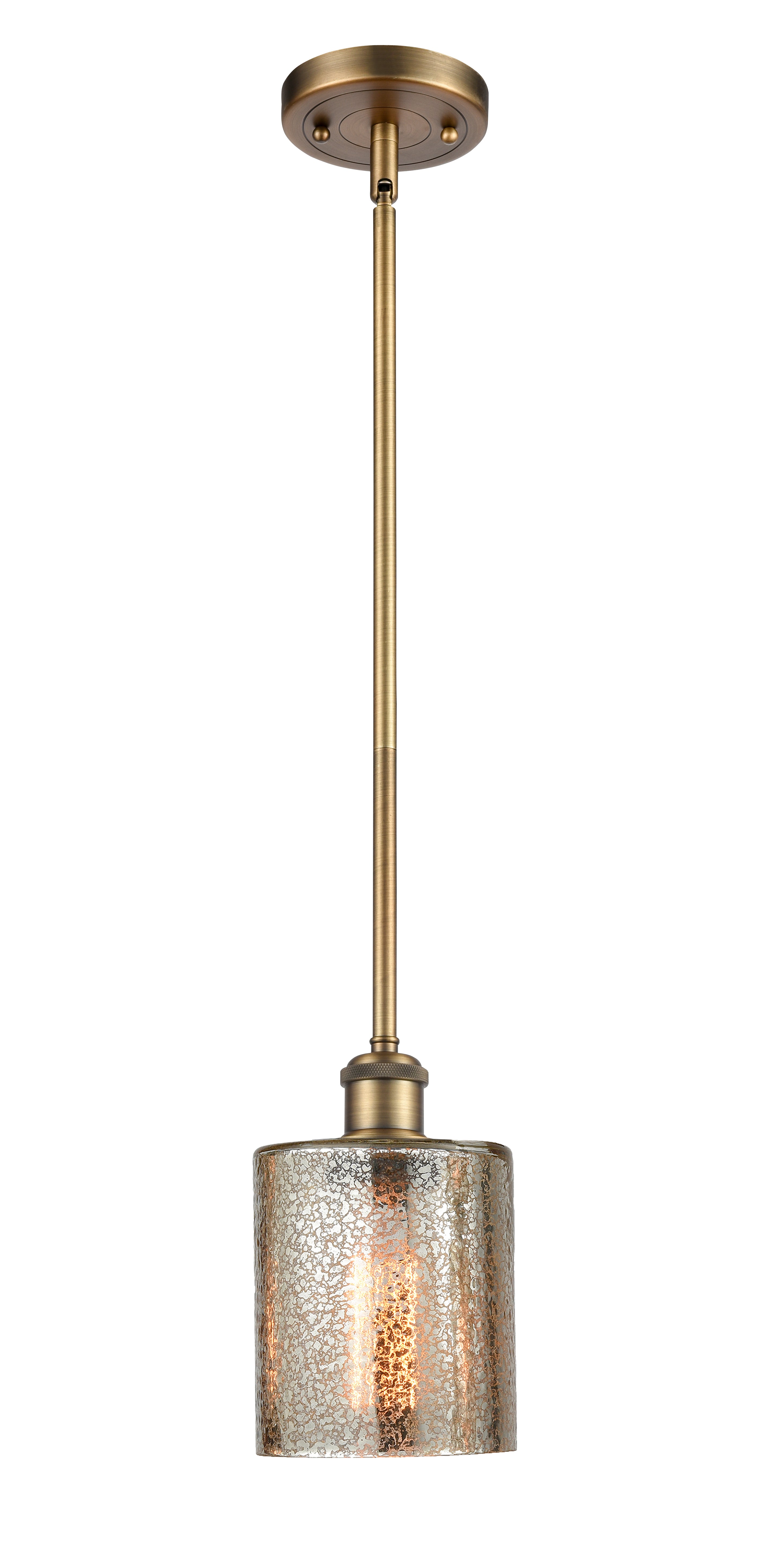 Ballston Mini Pendant Antique Brass Finish