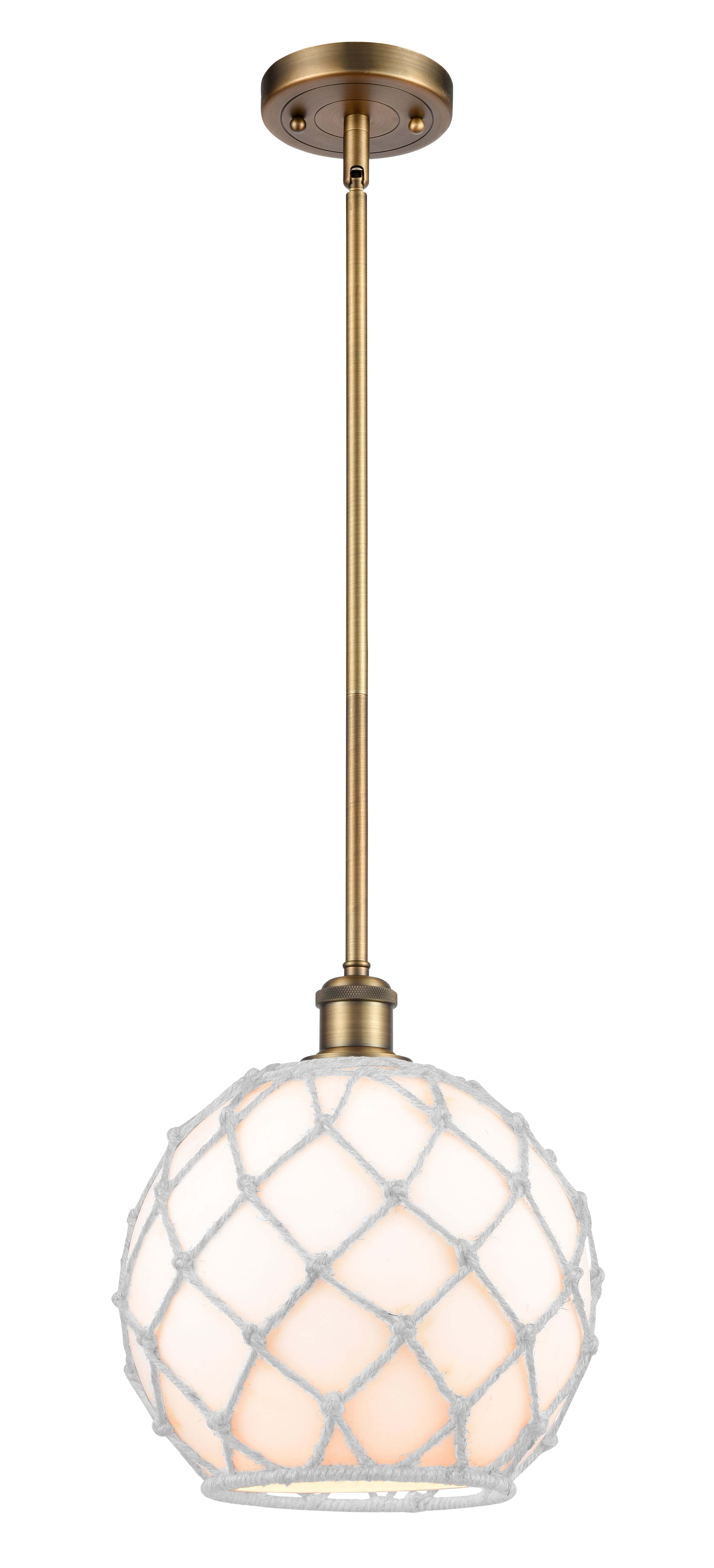 Ballston Mini Pendant Antique Brass Finish