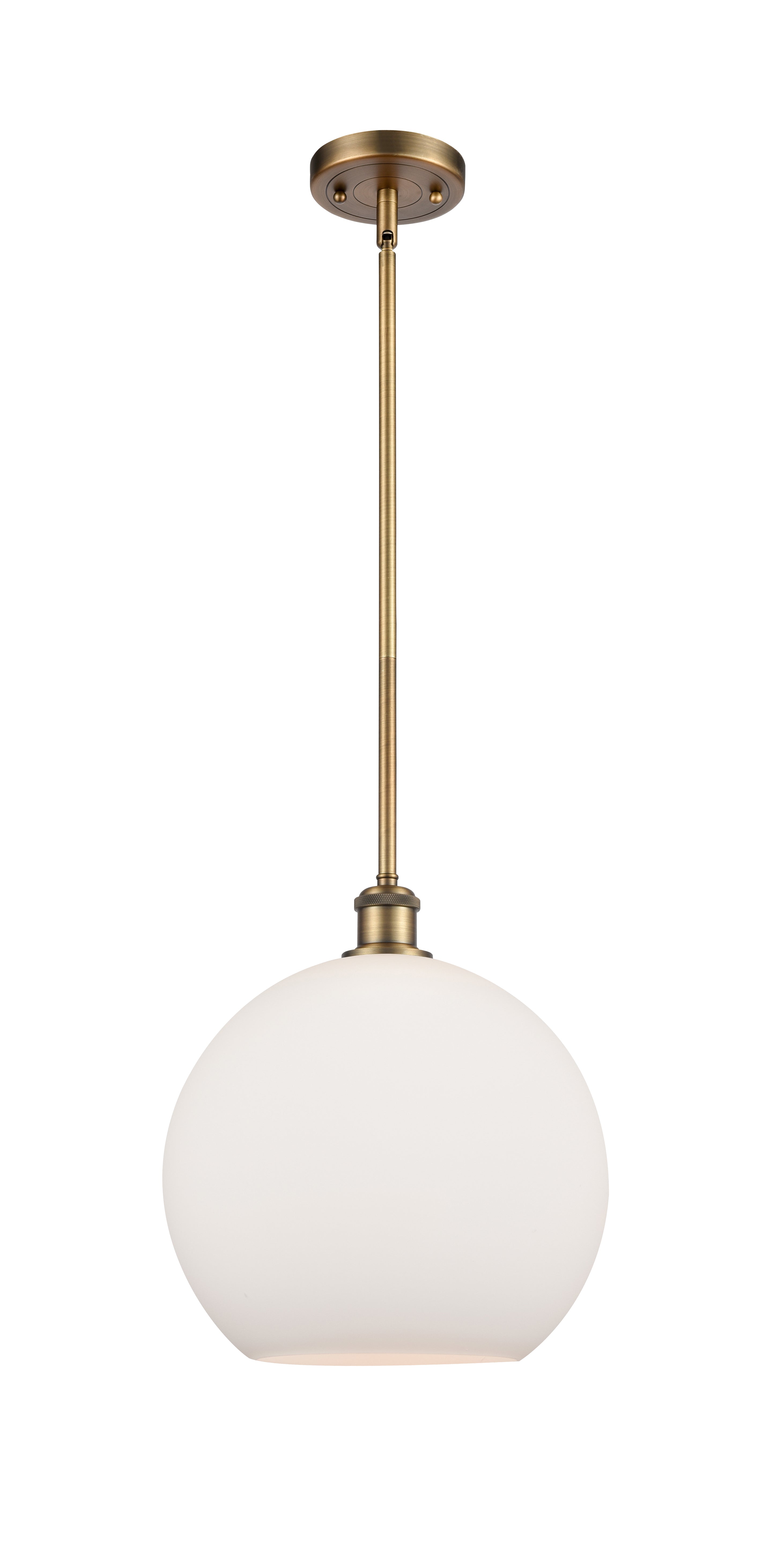 Ballston Mini Pendant Antique Brass Finish