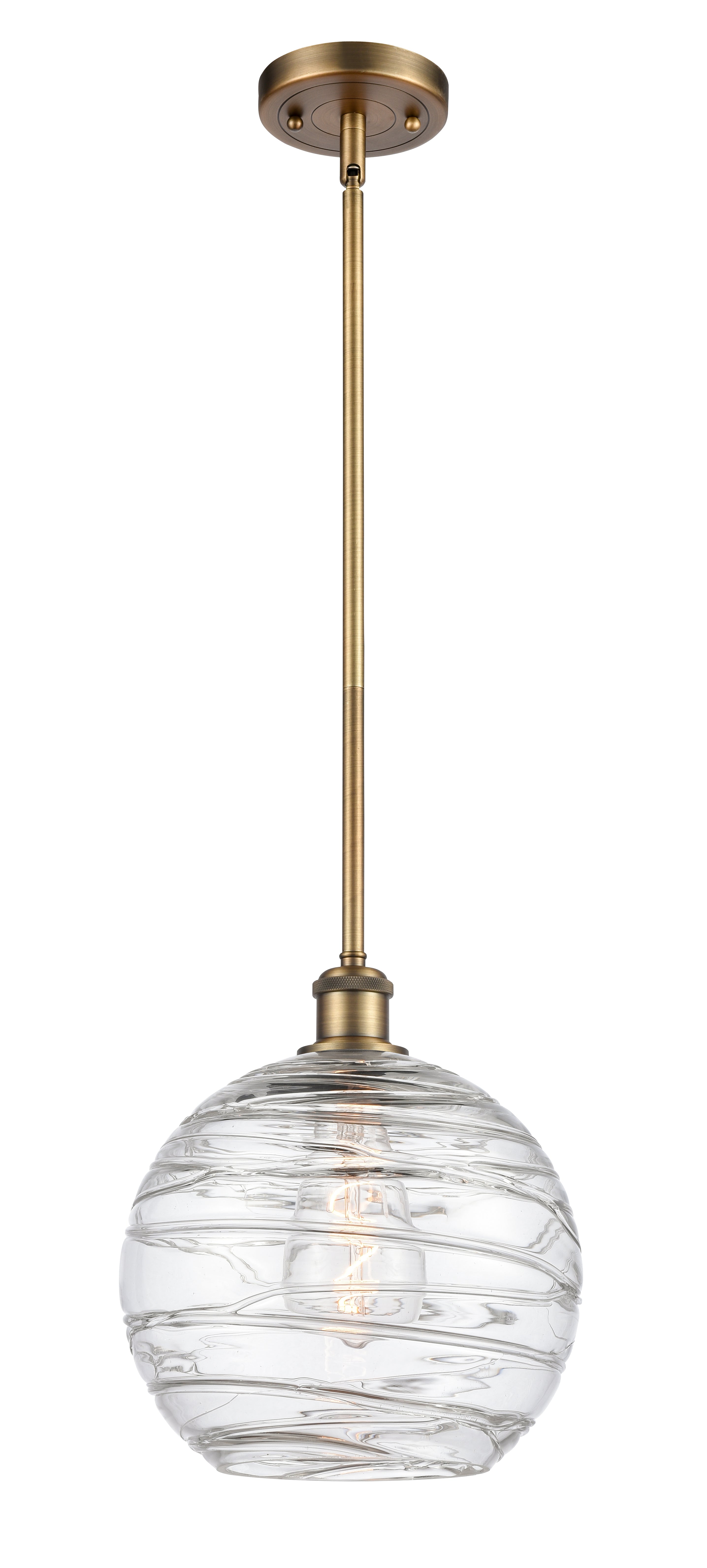 Ballston Mini Pendant Antique Brass Finish