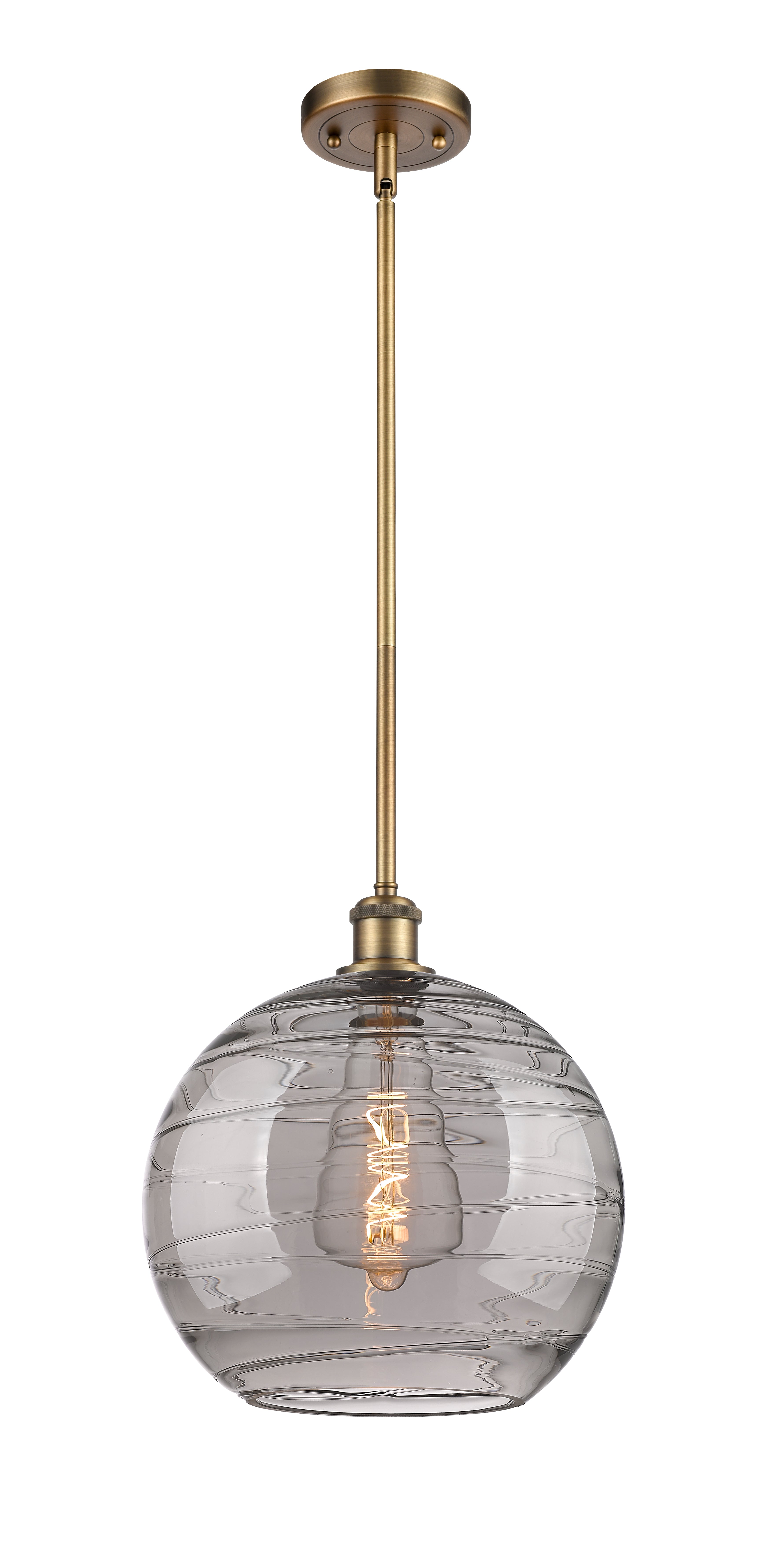 Ballston Mini Pendant Antique Brass Finish