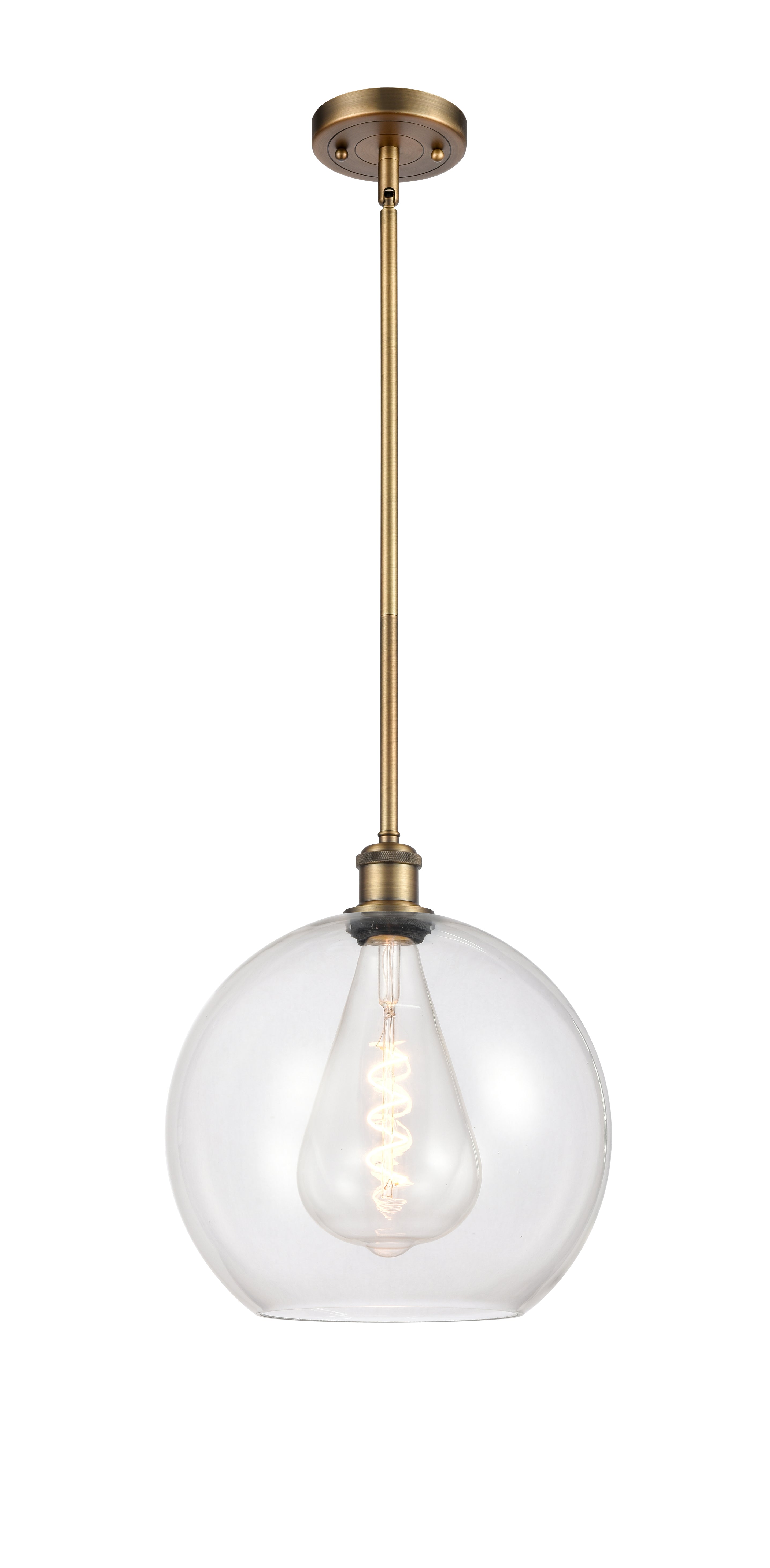 Ballston Mini Pendant Antique Brass Finish