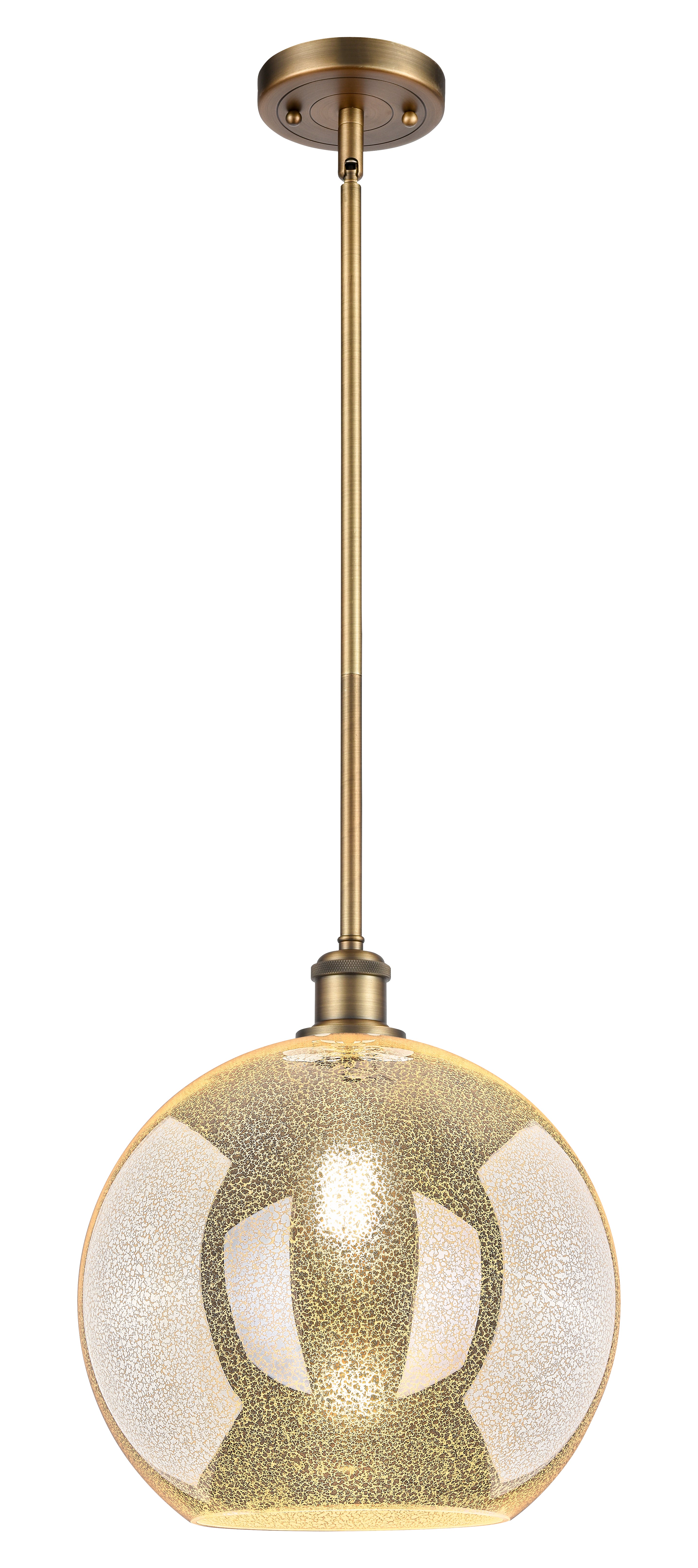 Ballston Mini Pendant Antique Brass Finish
