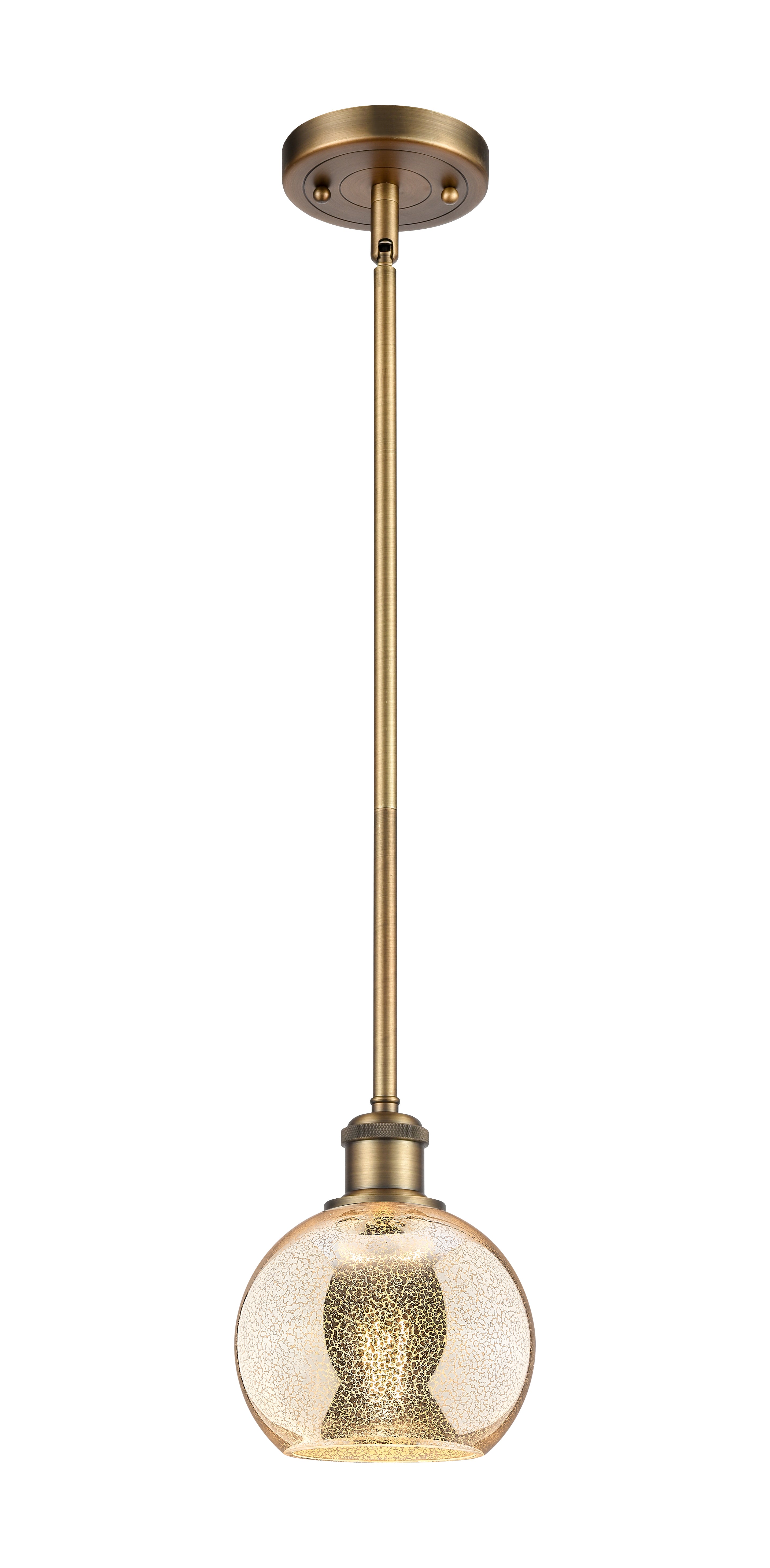 Ballston Mini Pendant Brass Antique Finish