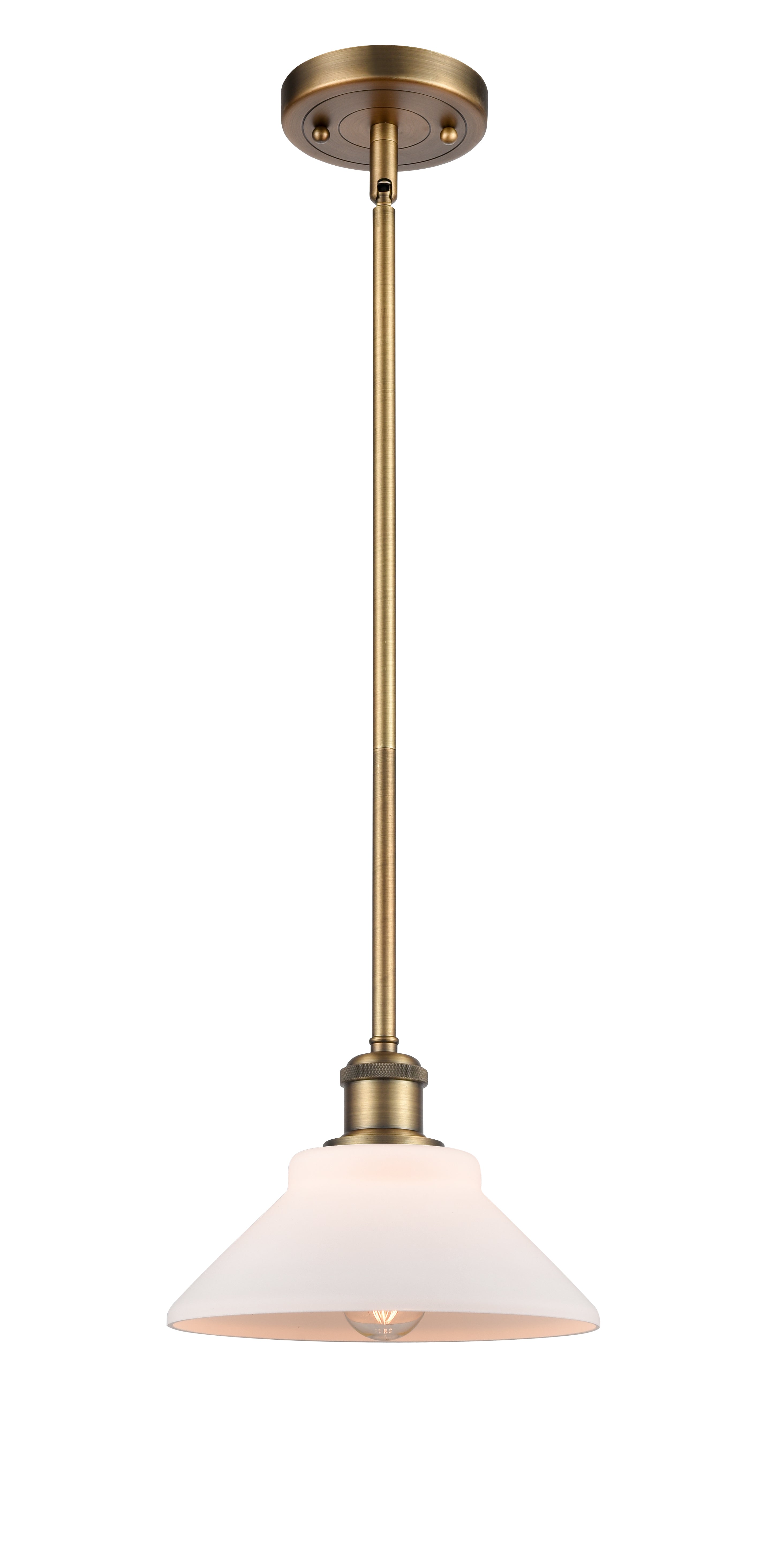 Ballston Mini Pendant Antique Brass Cast