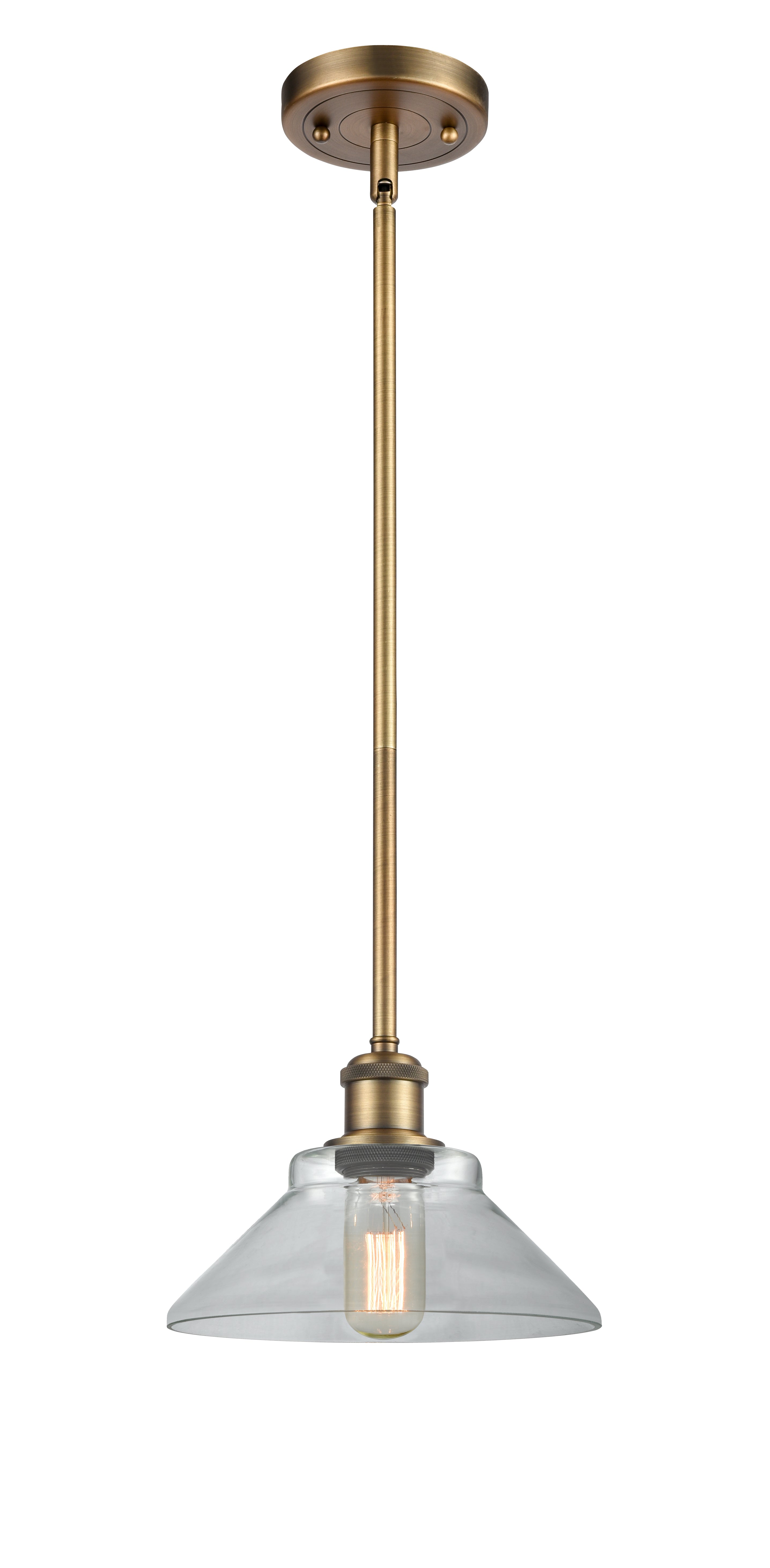 Ballston Mini Pendant Antique Brass Cast