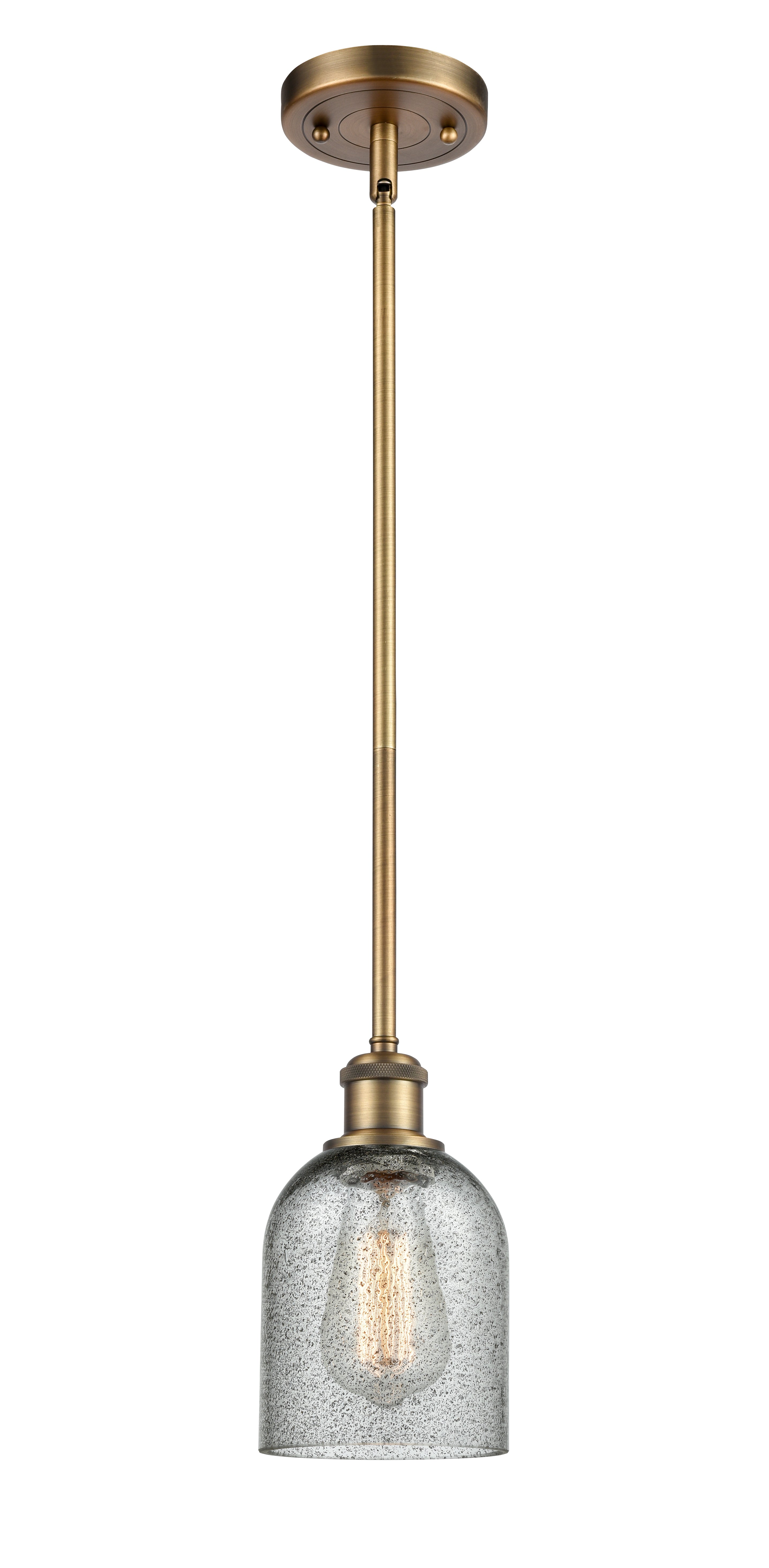 Ballston Mini Pendant Antique Brass Finish
