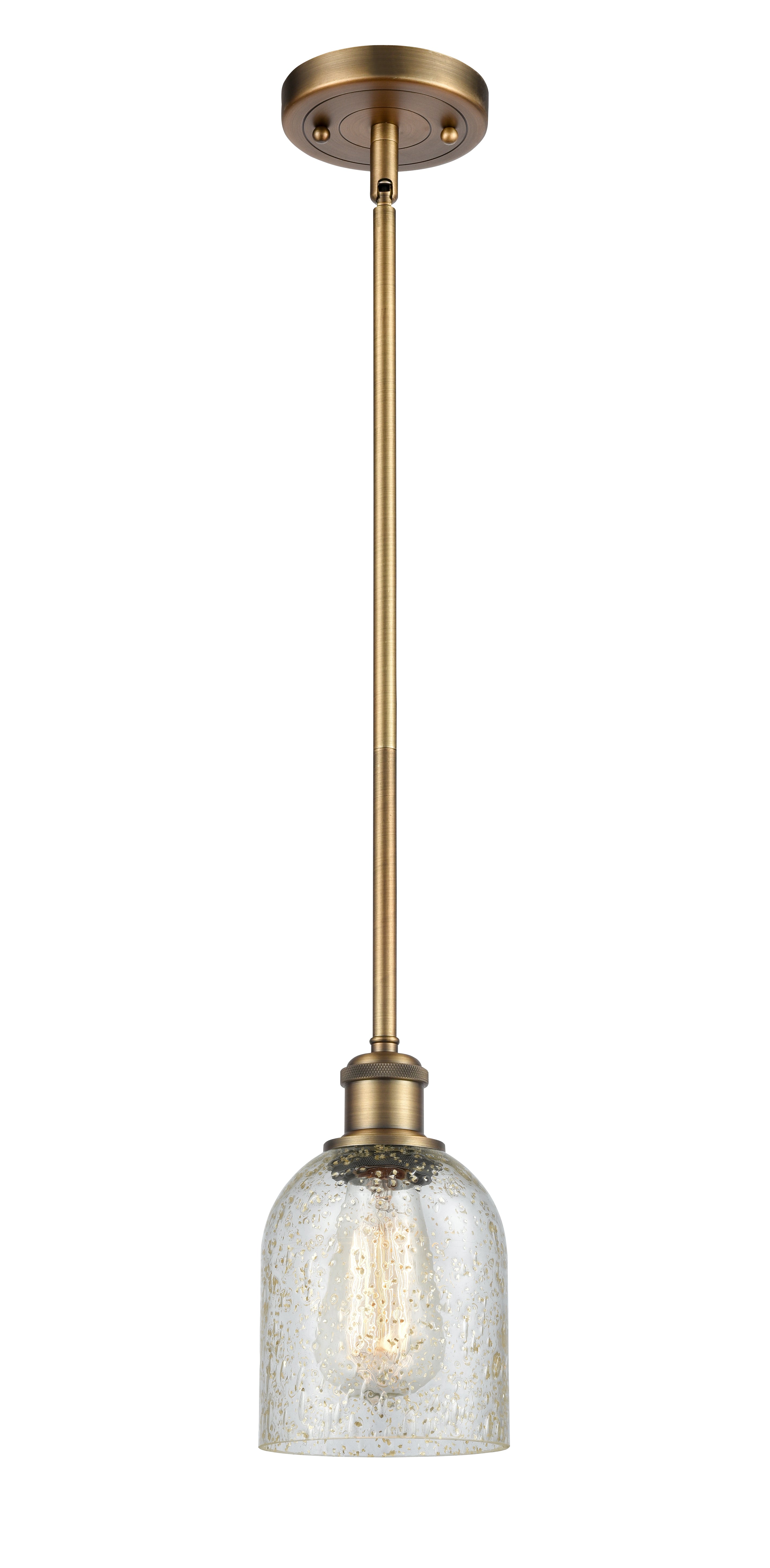 Ballston Mini Pendant Antique Brass Finish