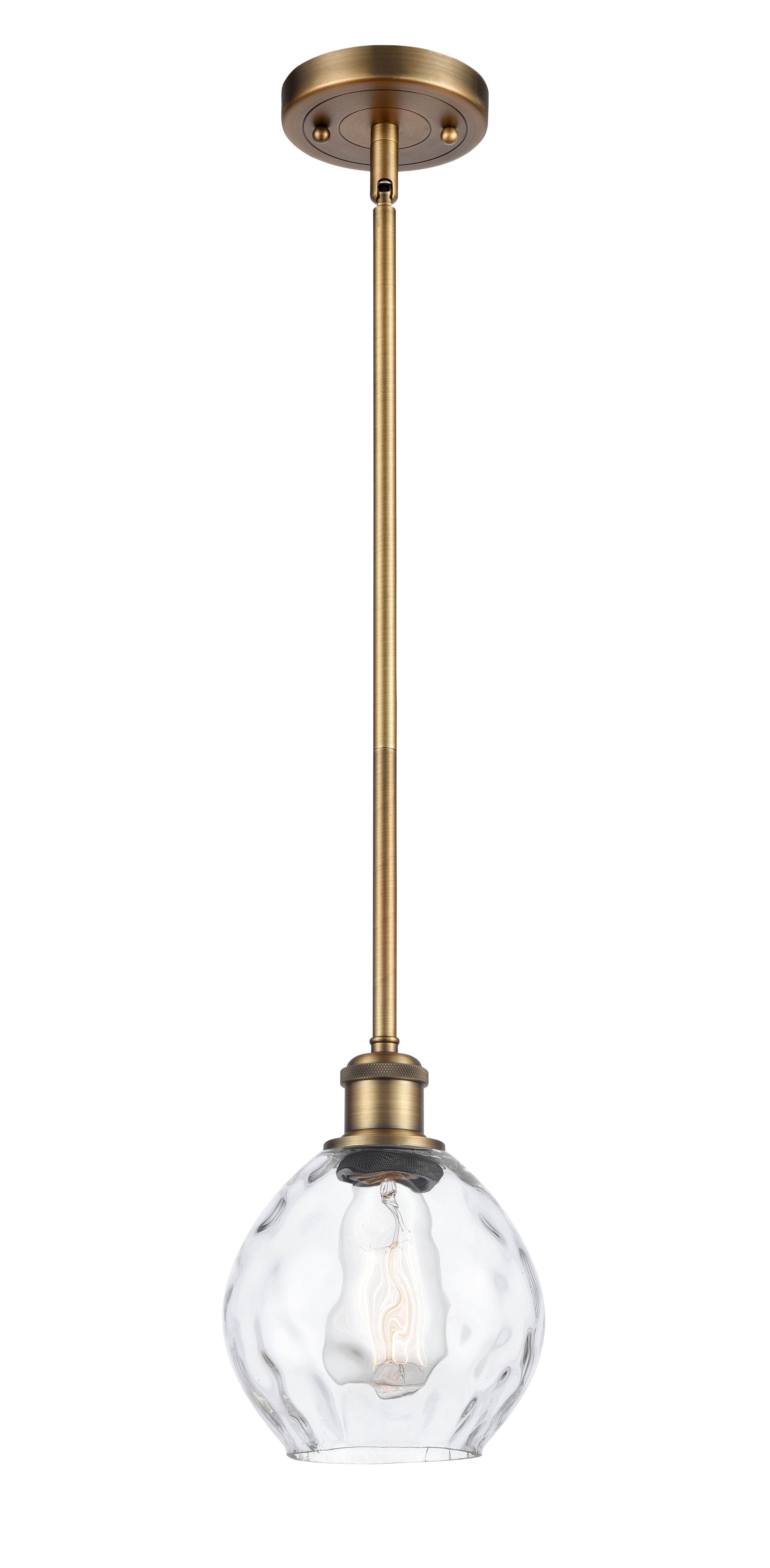 Ballston Mini Pendant Antique Brass Cast