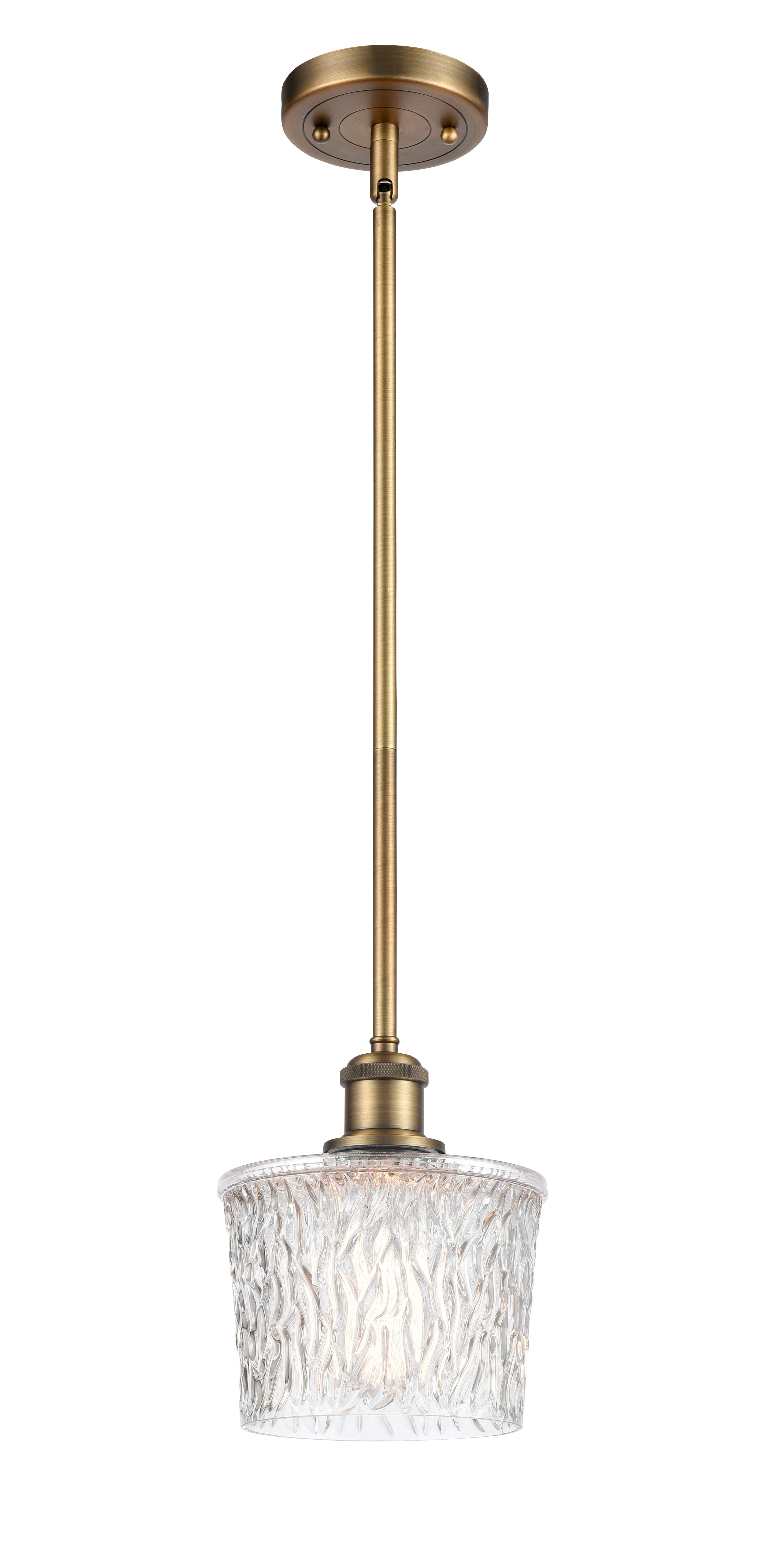 Ballston Mini Pendant Antique Brass Cast
