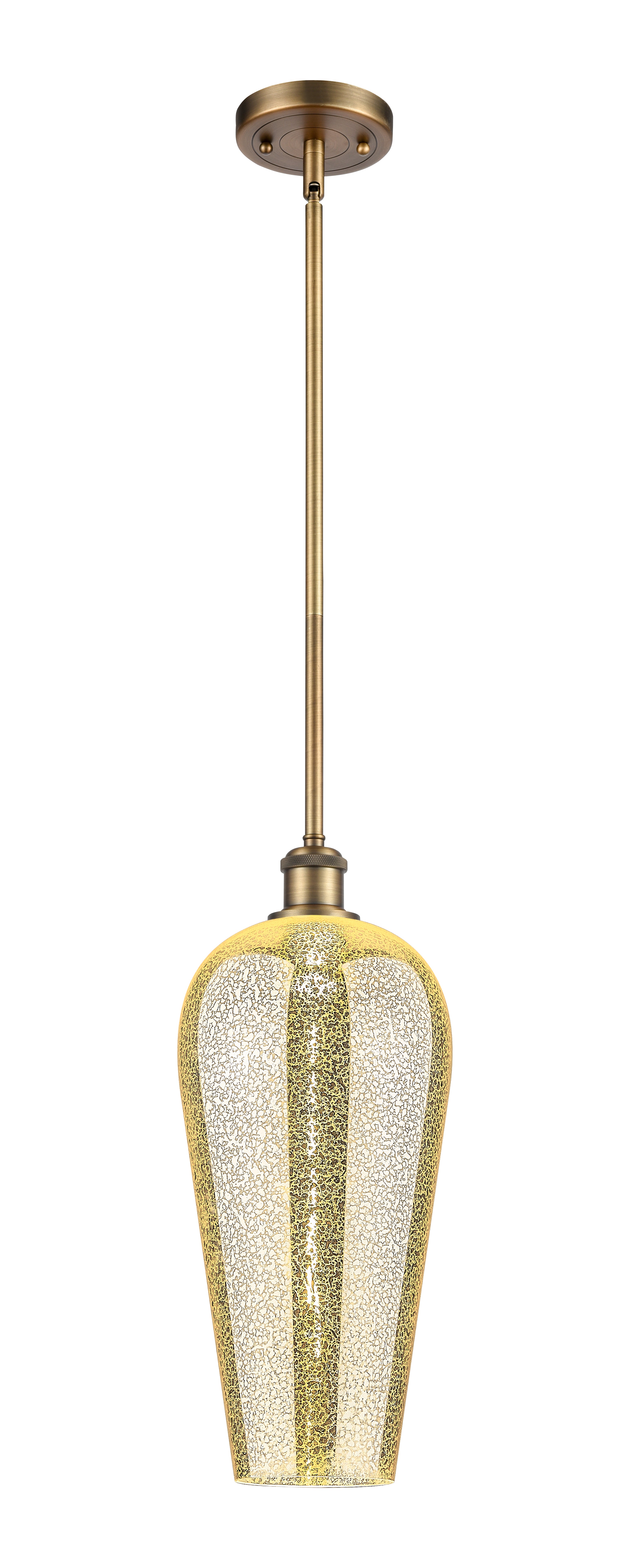 Ballston Mini Pendant Antique Brass Finish