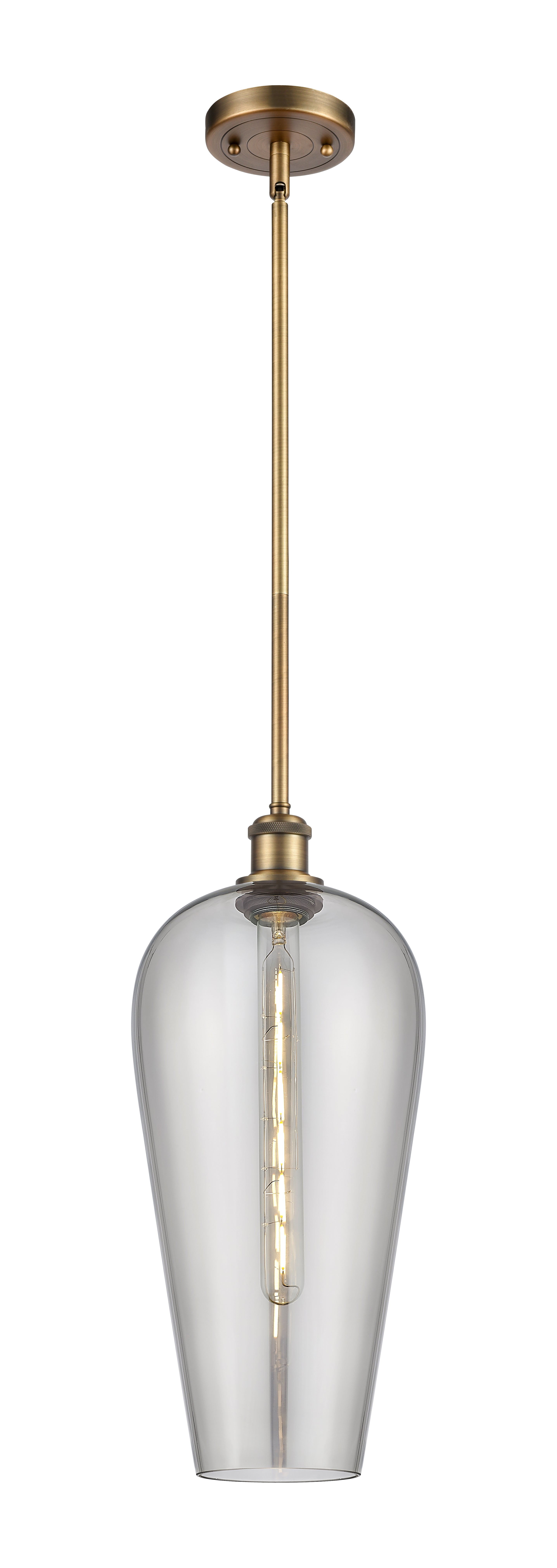Ballston Mini Pendant Antique Brass Finish