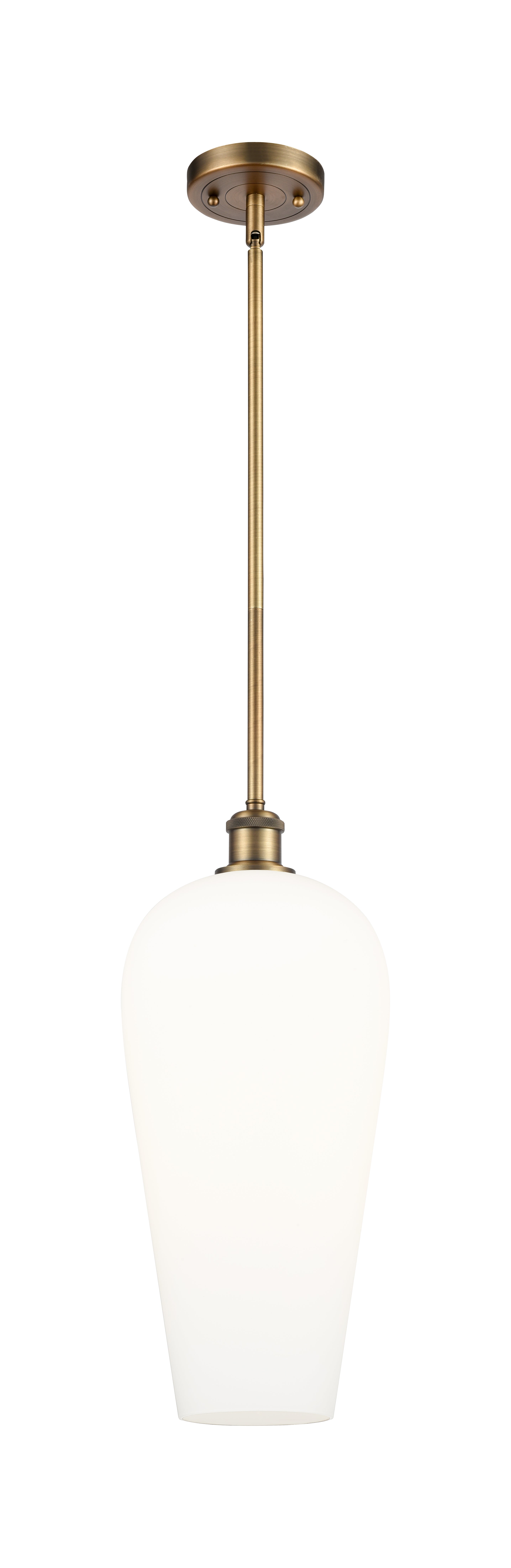 Ballston Mini Pendant Antique Brass Finish