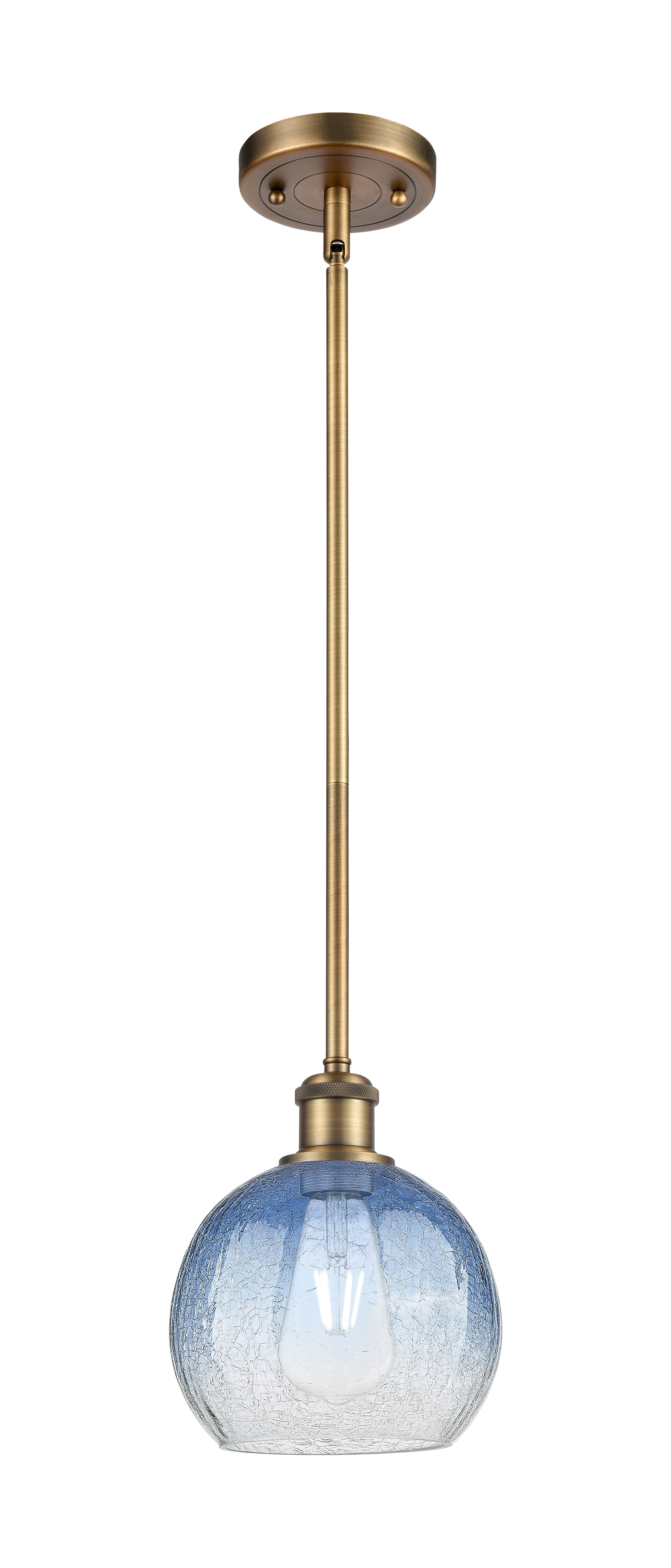Ballston Mini Pendant Antique Brass Finish