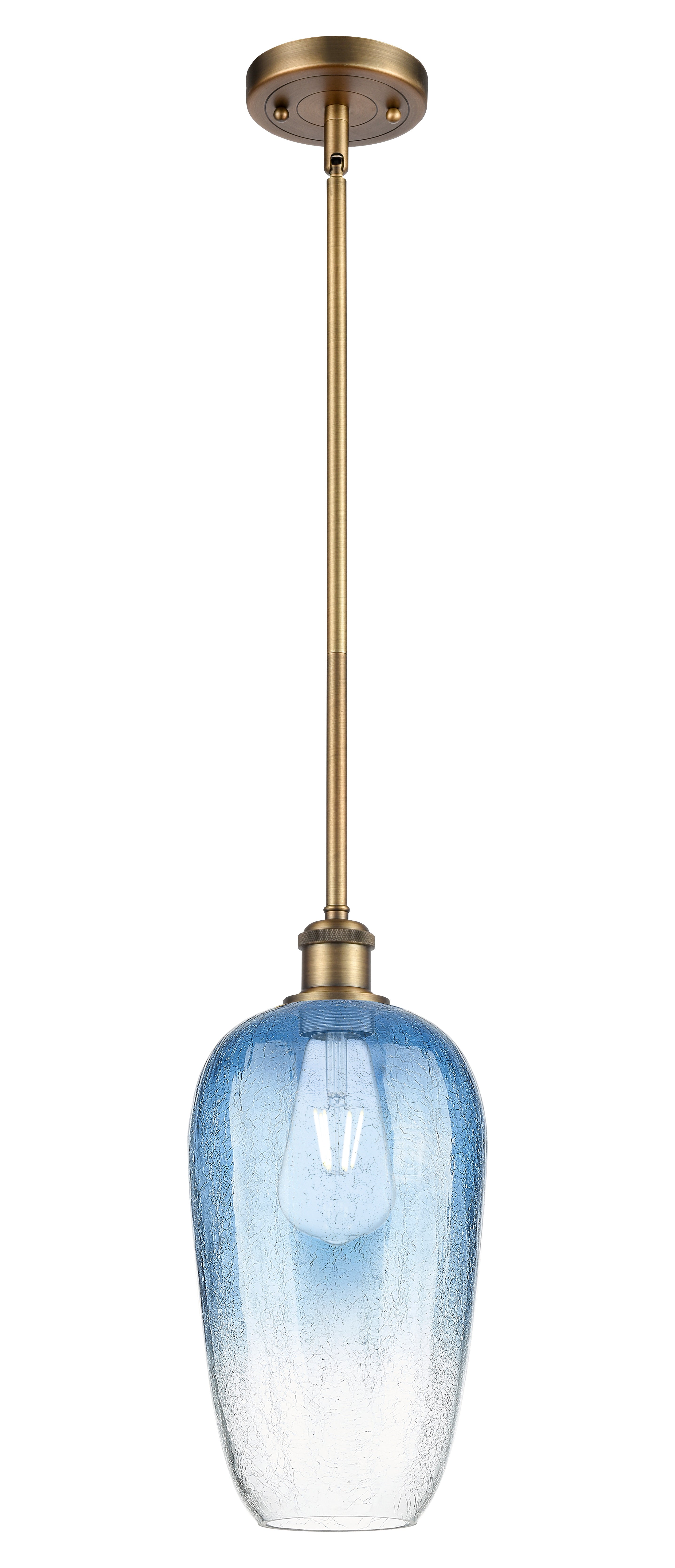 Ballston Mini Pendant Antique Brass Finish
