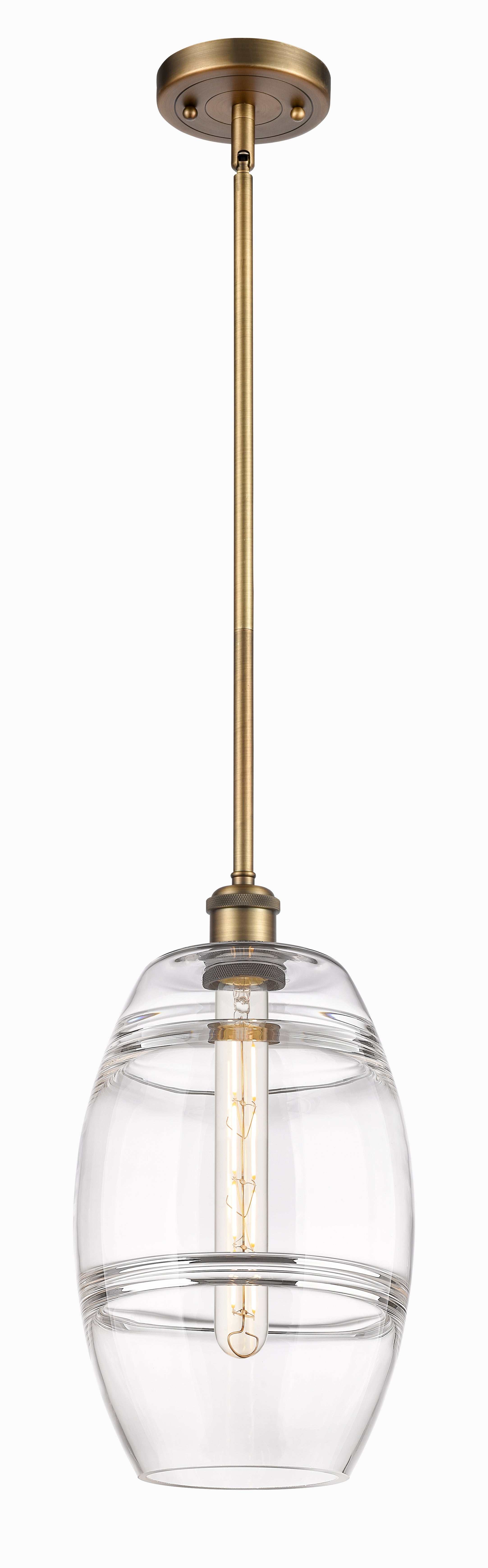 Ballston Mini Pendant Antique Brass