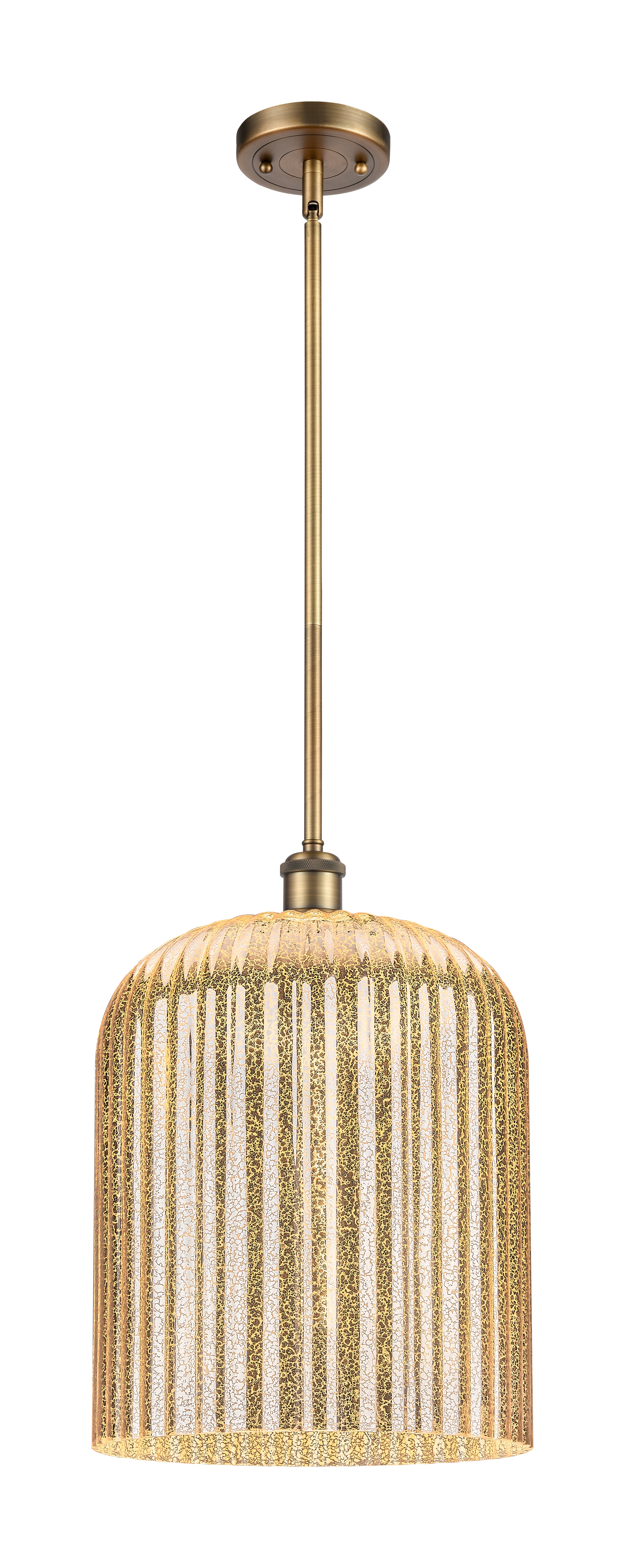 Ballston Mini Pendant Antique Brass Finish