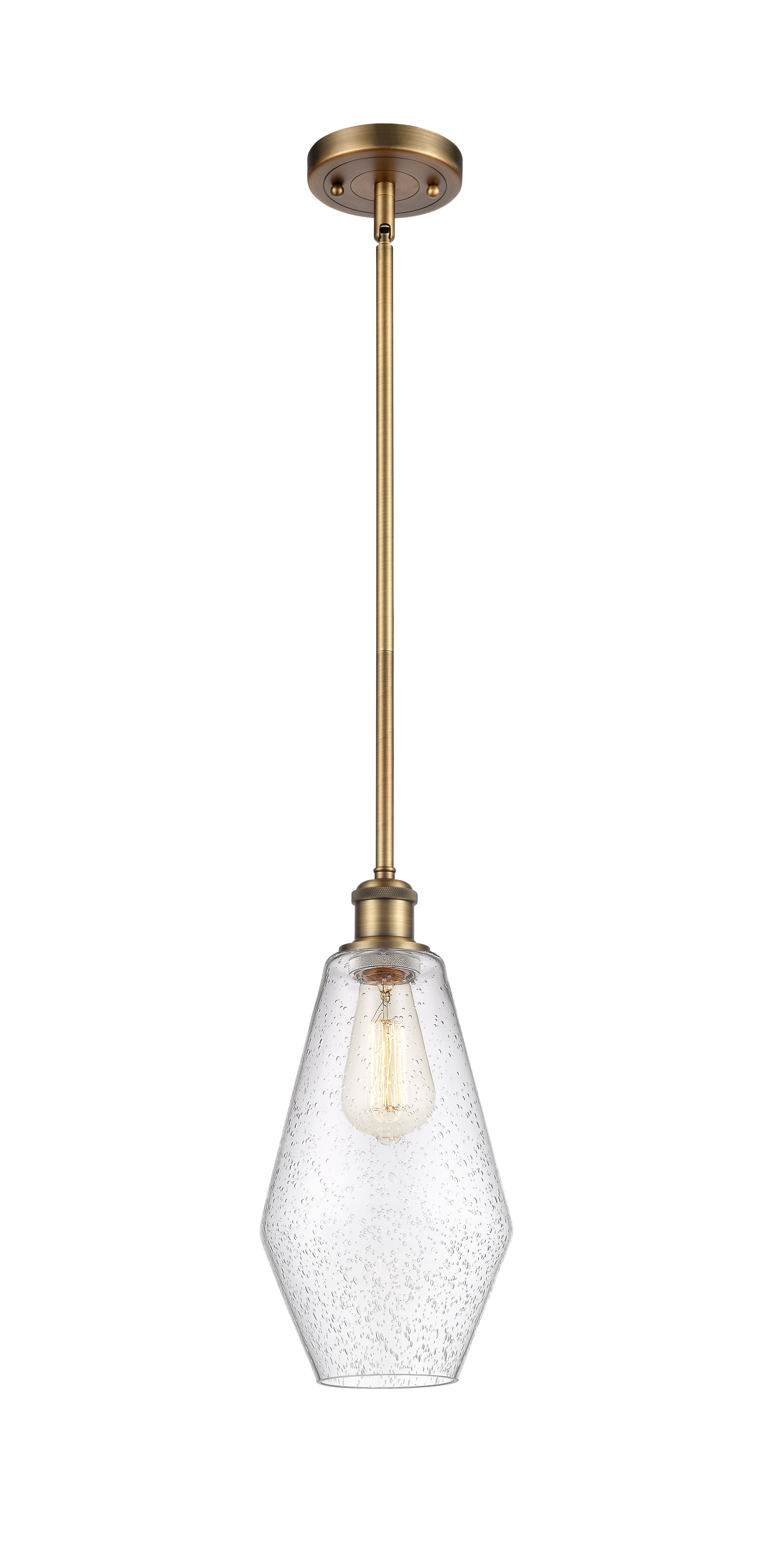 Ballston Mini Pendant Antique Brass Finish