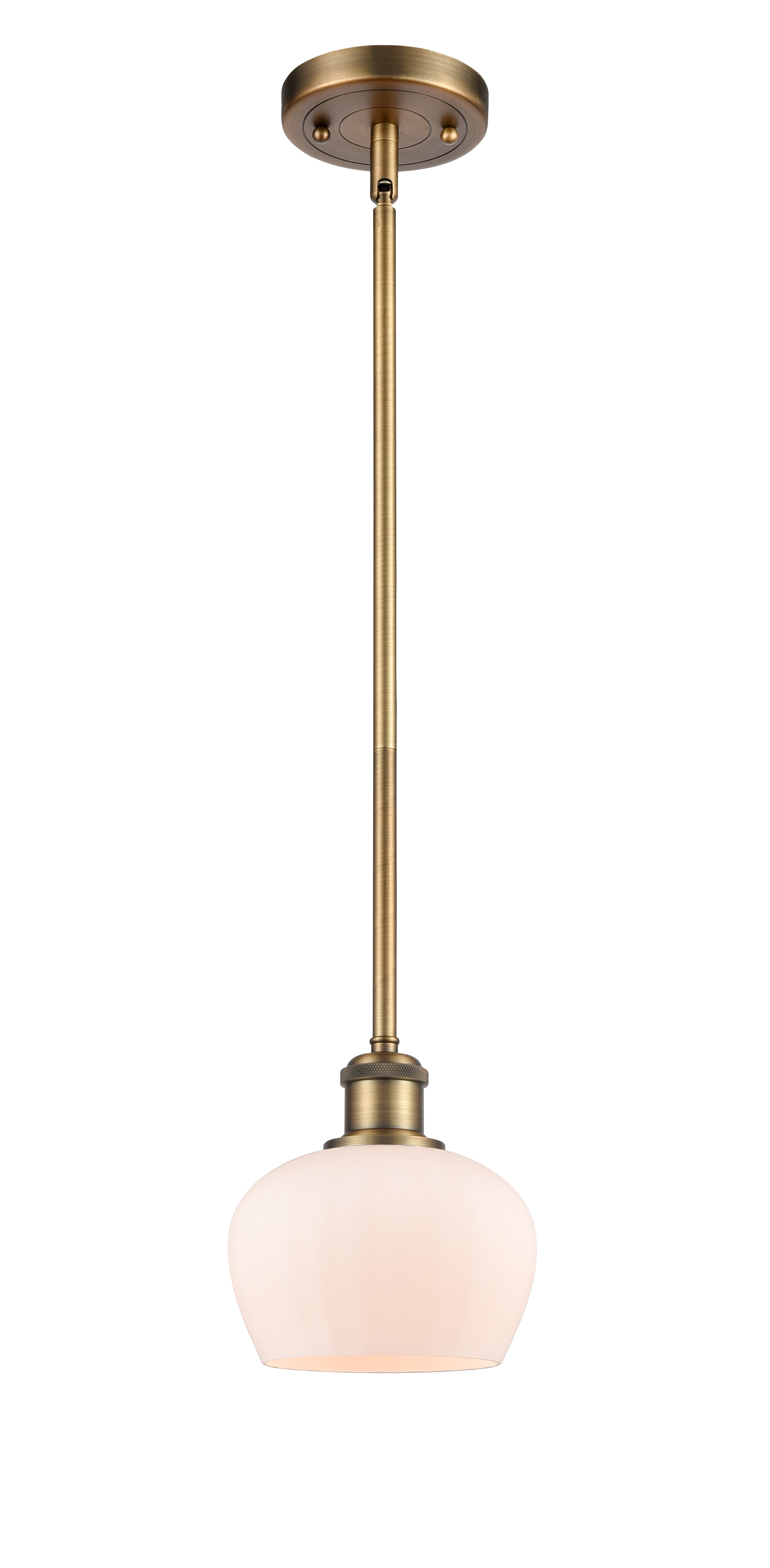 Ballston Mini Pendant Antique Brass Finish