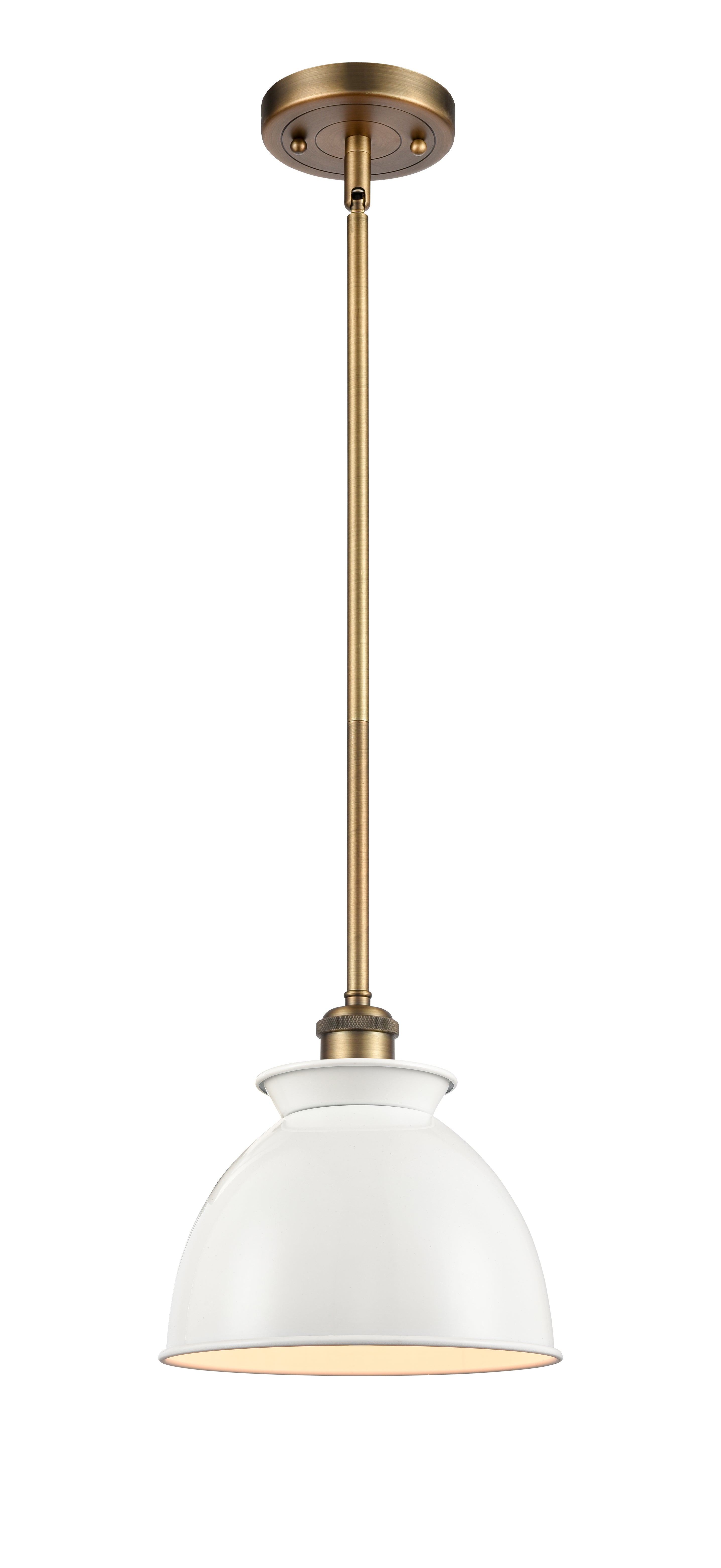 Ballston Mini Pendant Antique Brass 8.25