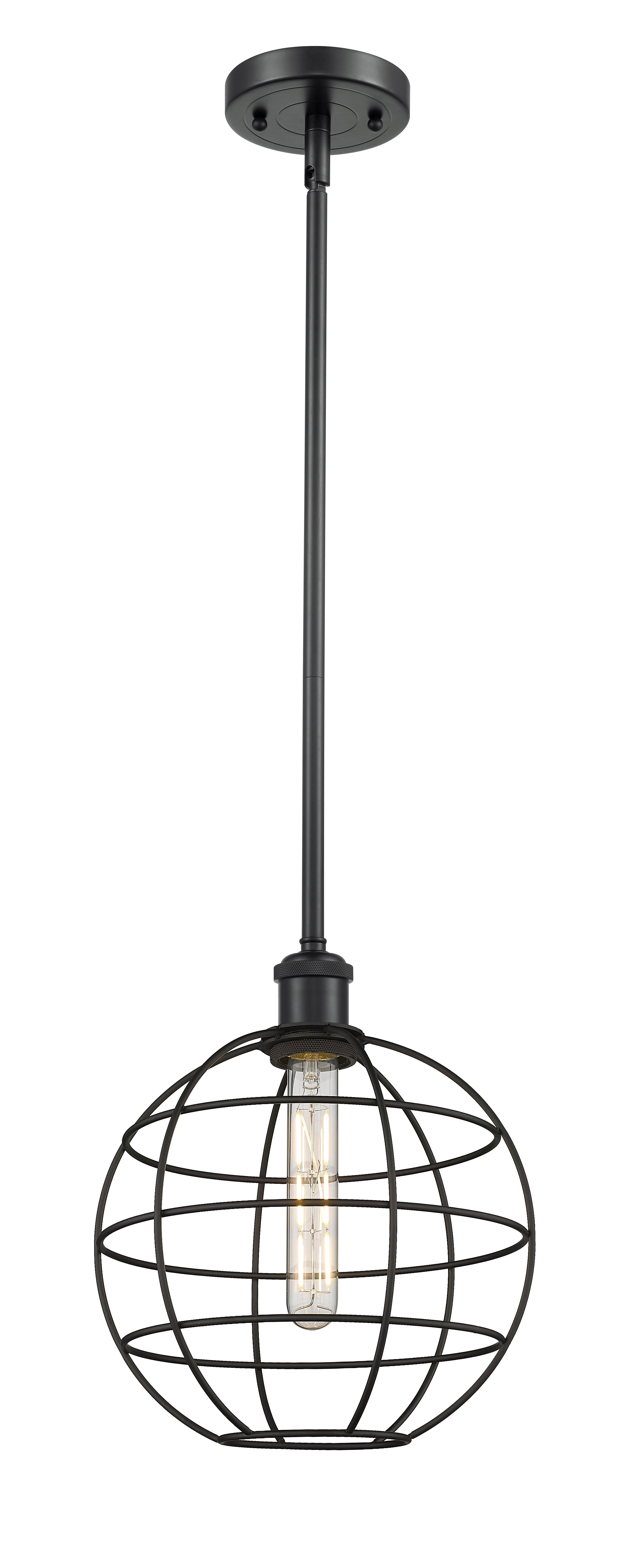Ballston Mini Pendant Antique Brass 10 Inch