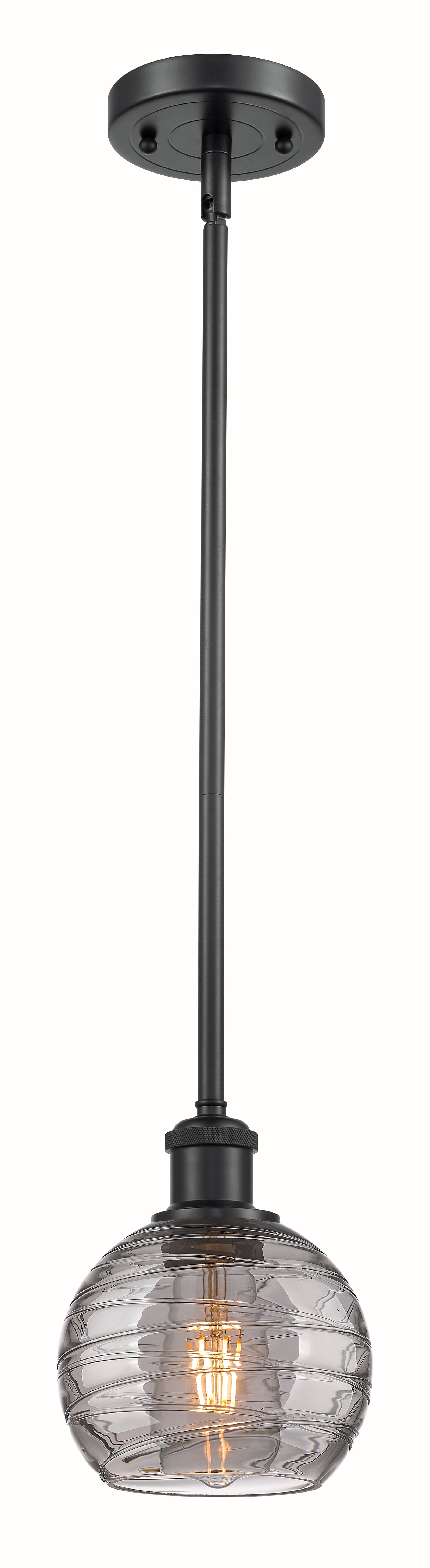 Ballston Mini Pendant Antique Brass Finish