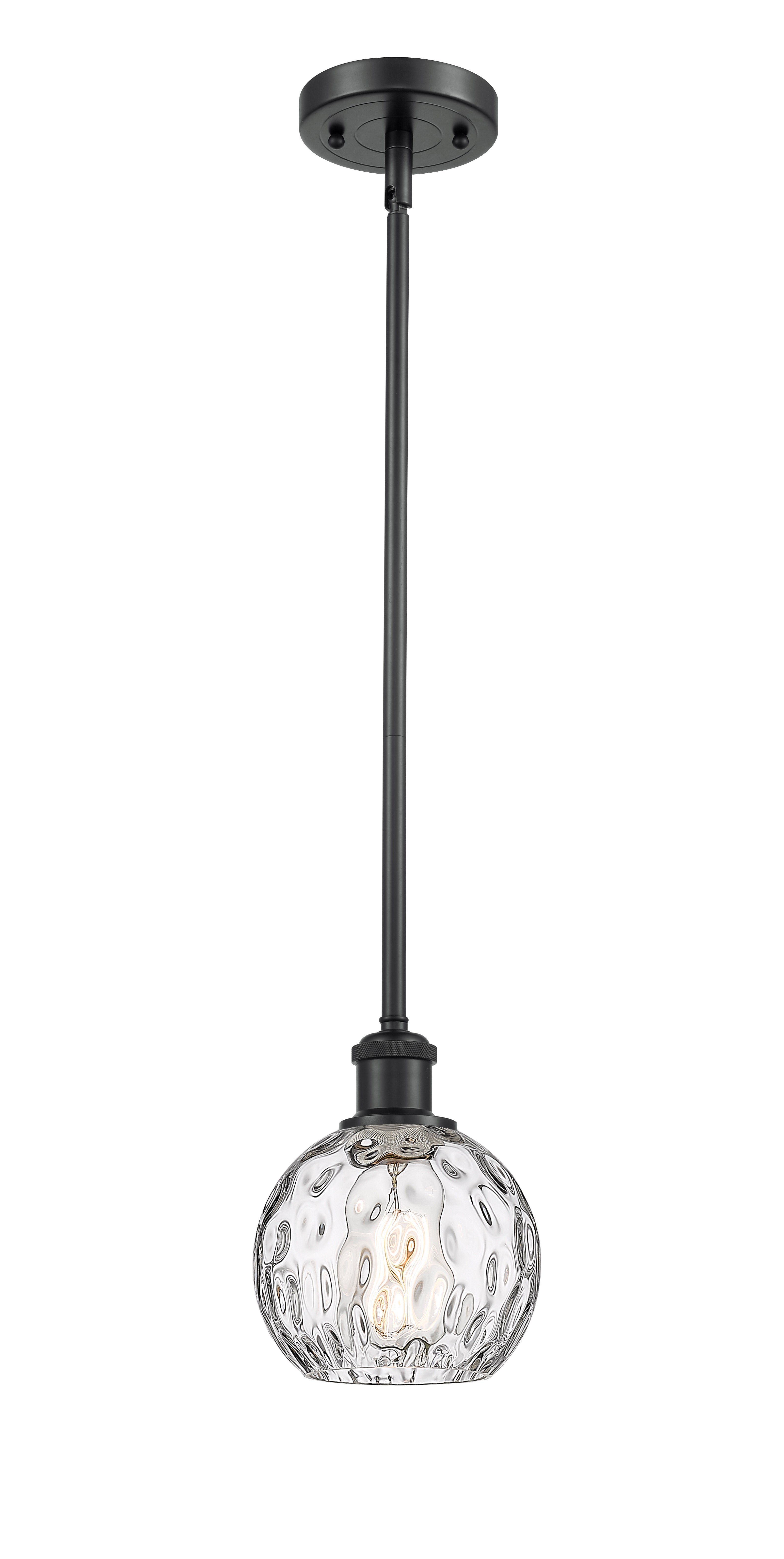 Ballston Mini Pendant Antique Brass Glass