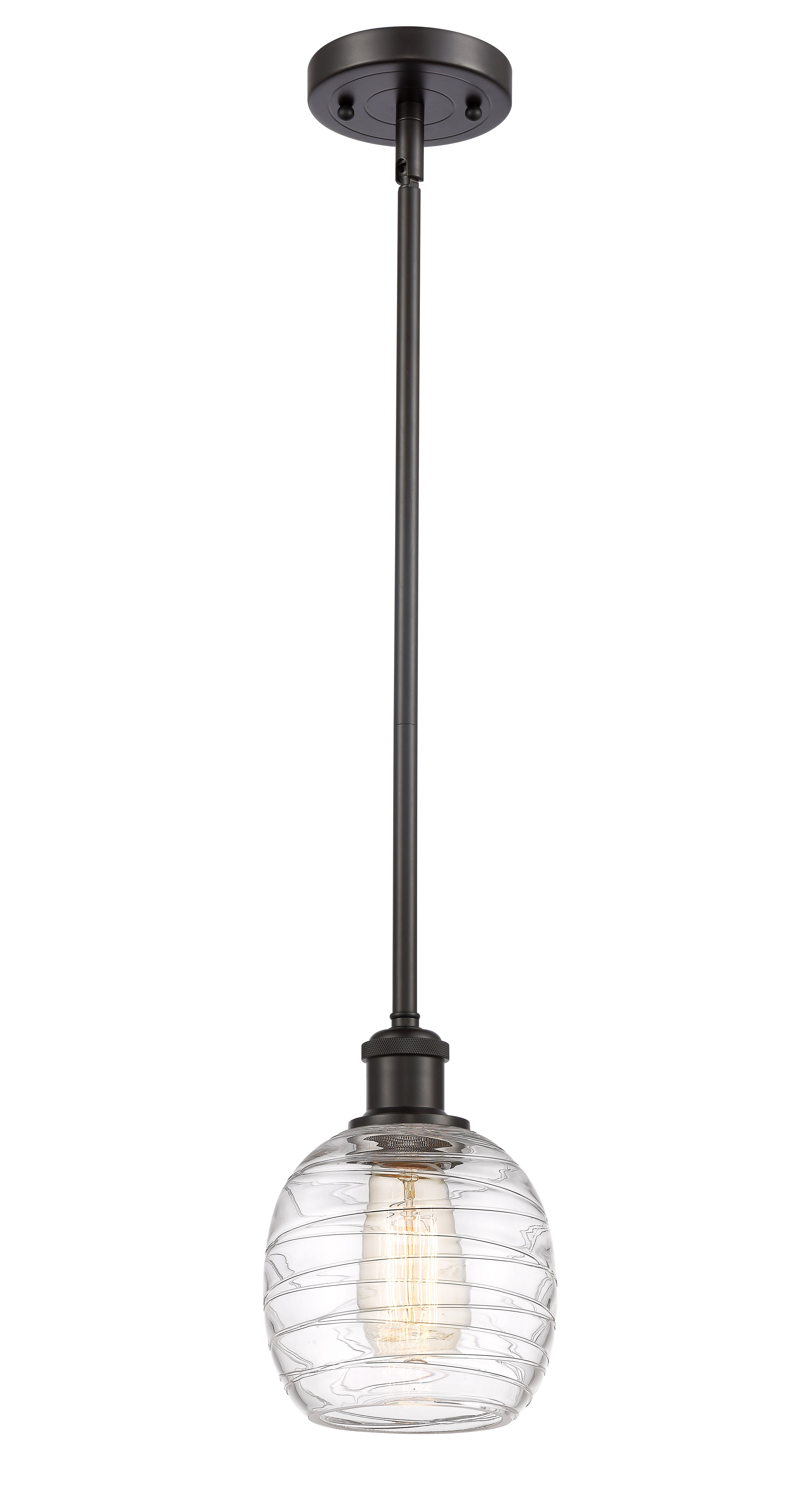 Ballston Mini Pendant Antique Brass Finish