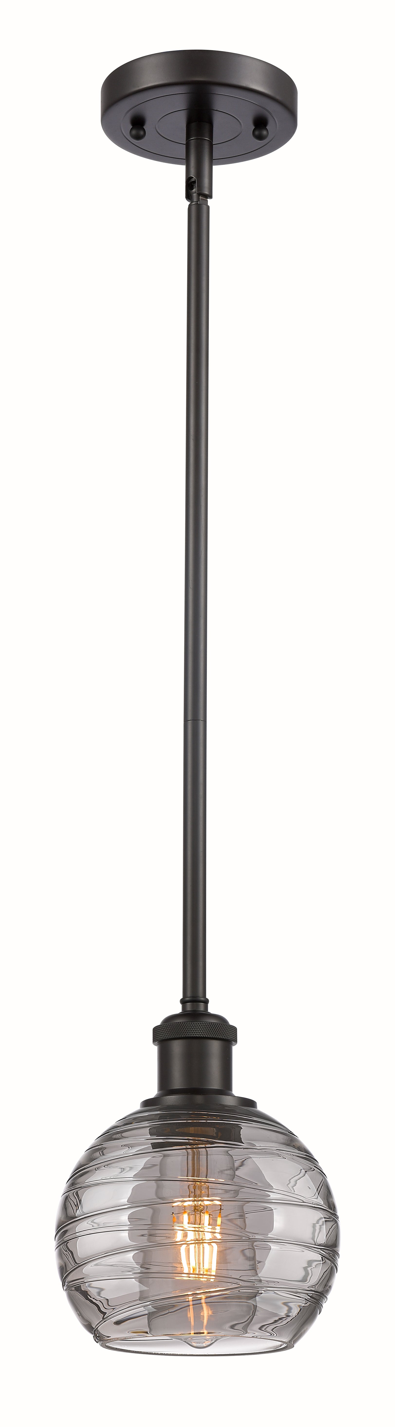 Ballston Mini Pendant Antique Brass Finish