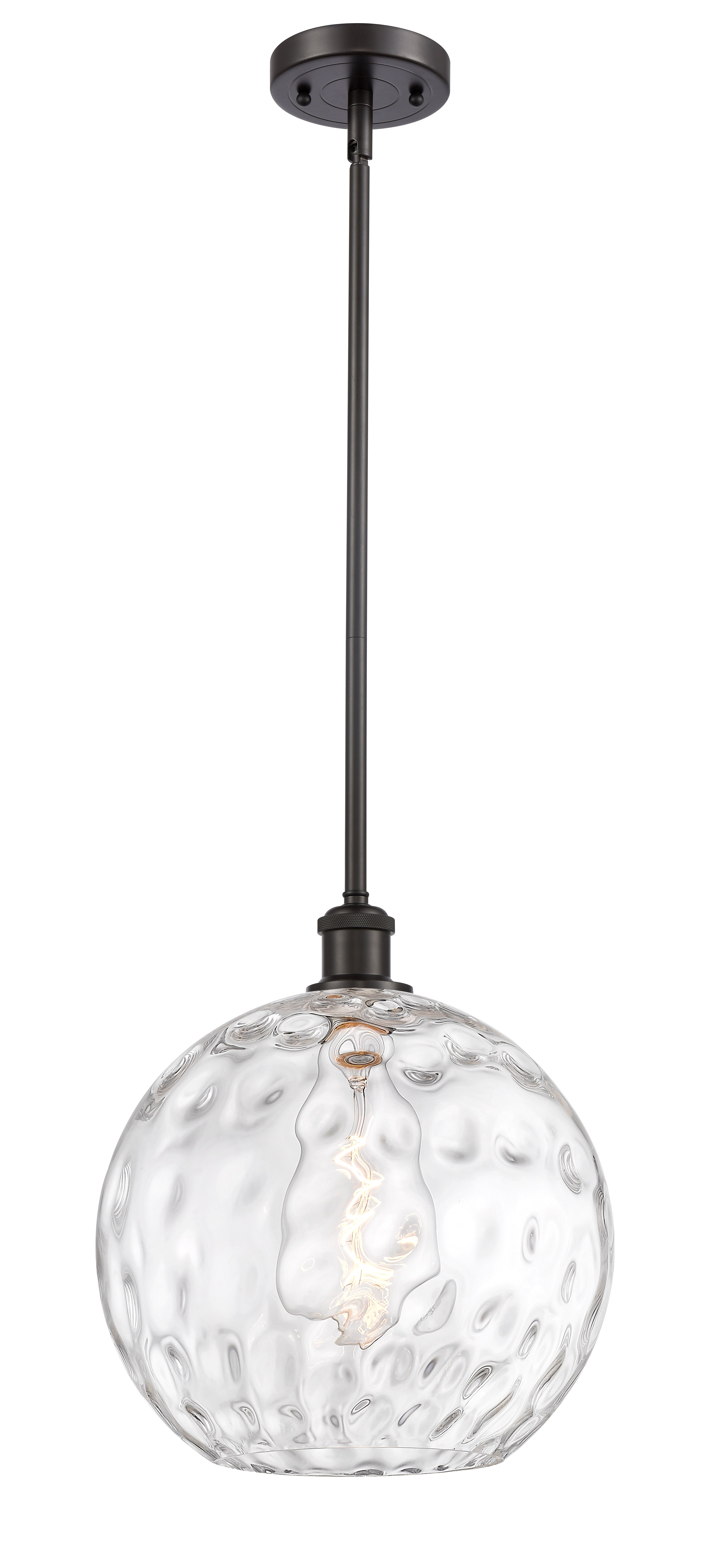 Ballston Mini Pendant Antique Brass Glass