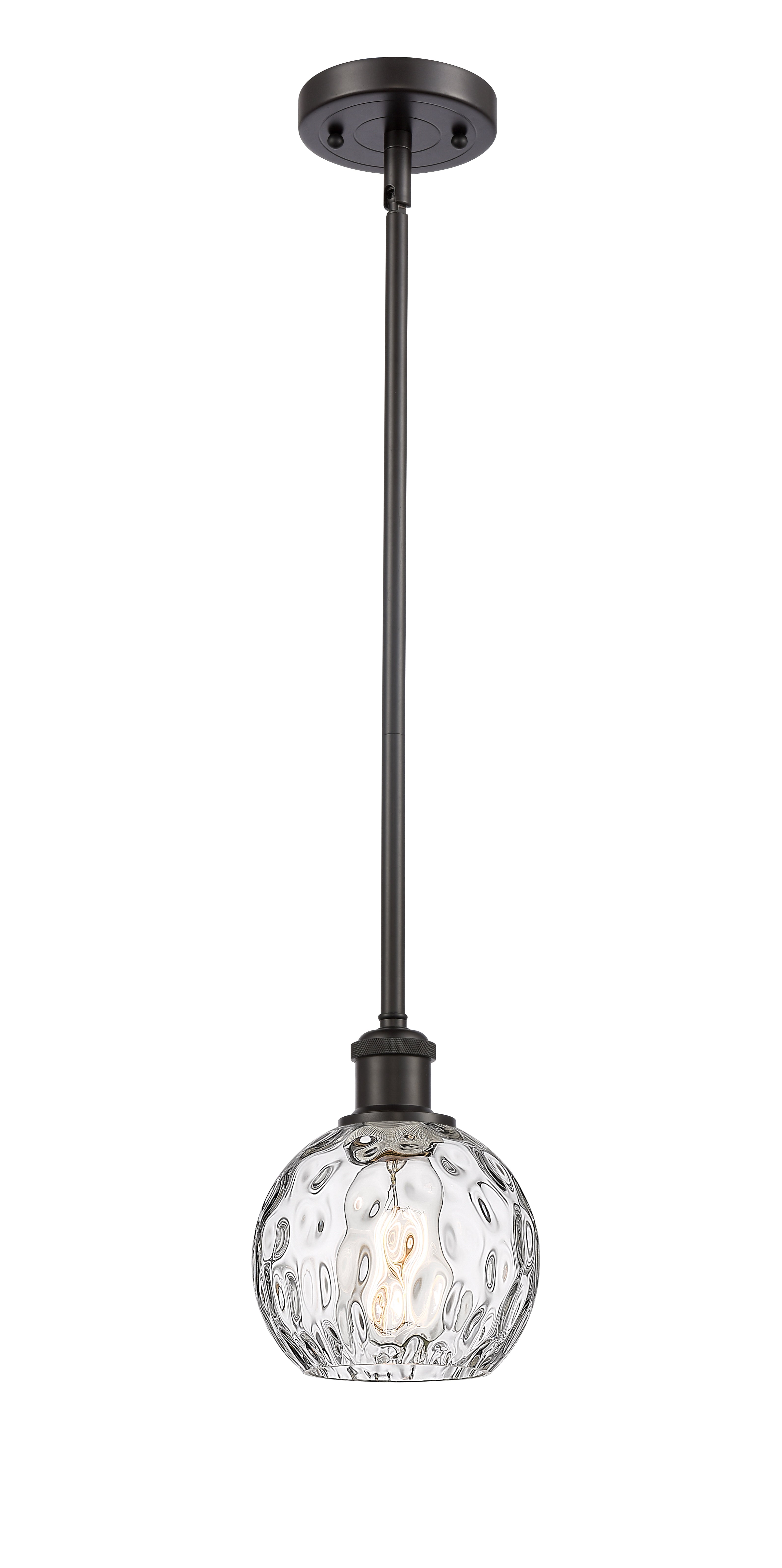 Ballston Mini Pendant Antique Brass Glass