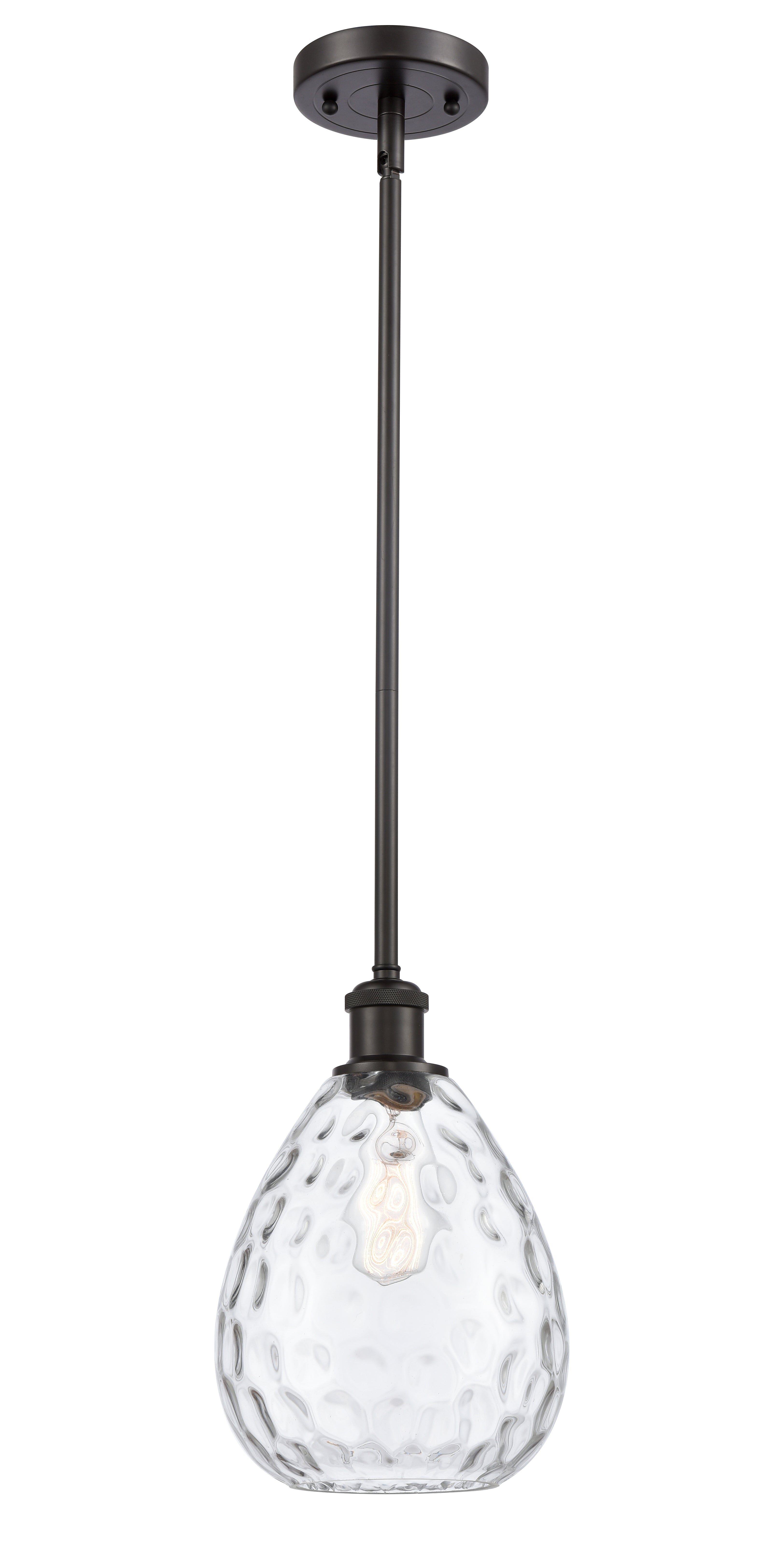 Ballston Mini Pendant Antique Brass Glass