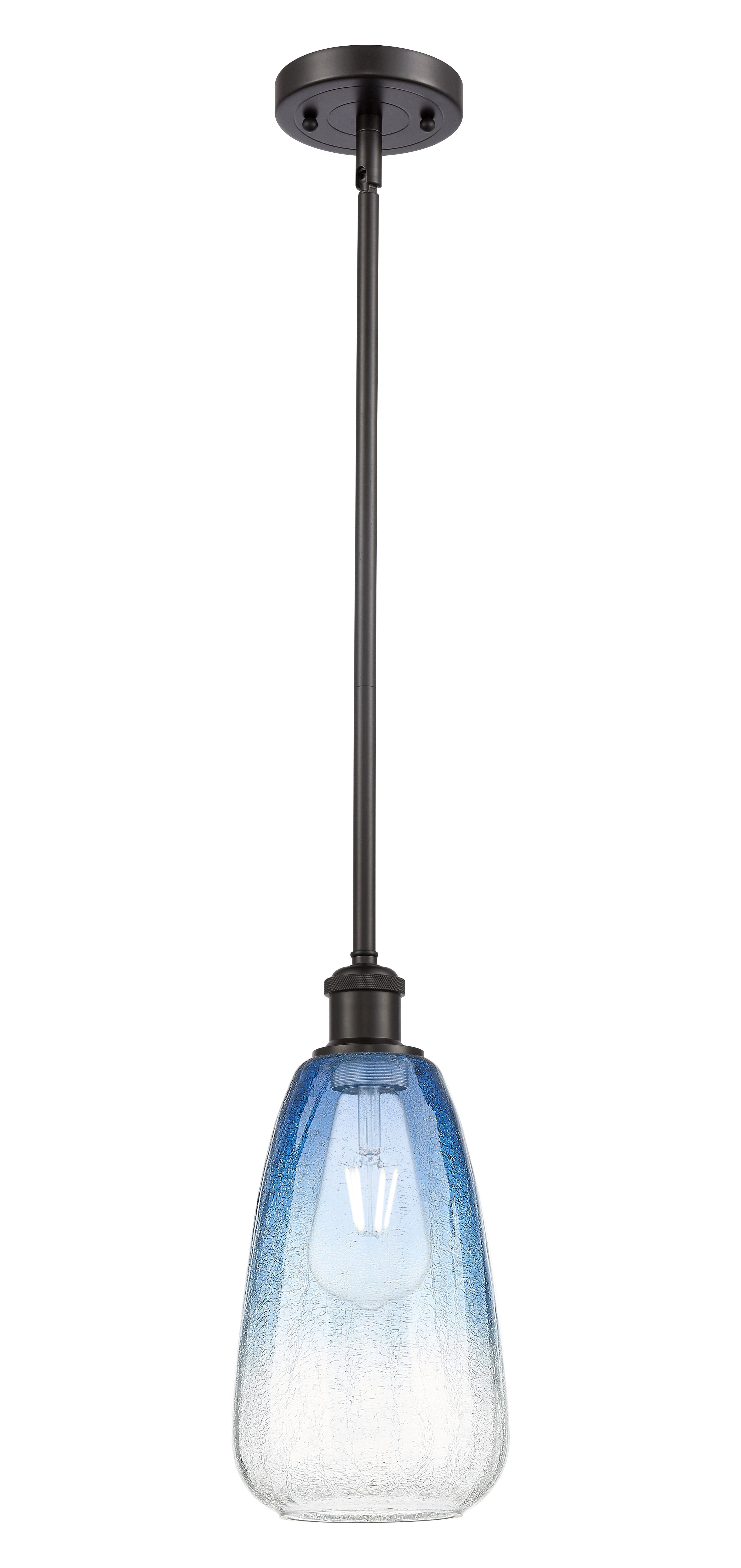 Ballston Mini Pendant Antique Brass Glass